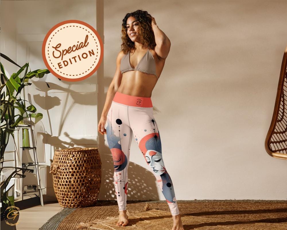Quantum Pastel AOP Design Yoga Shorts and Leggings Women's Soft and Stylish Activewear Comfy Stretch Perfect for Yoga Fitness and Daily Wear