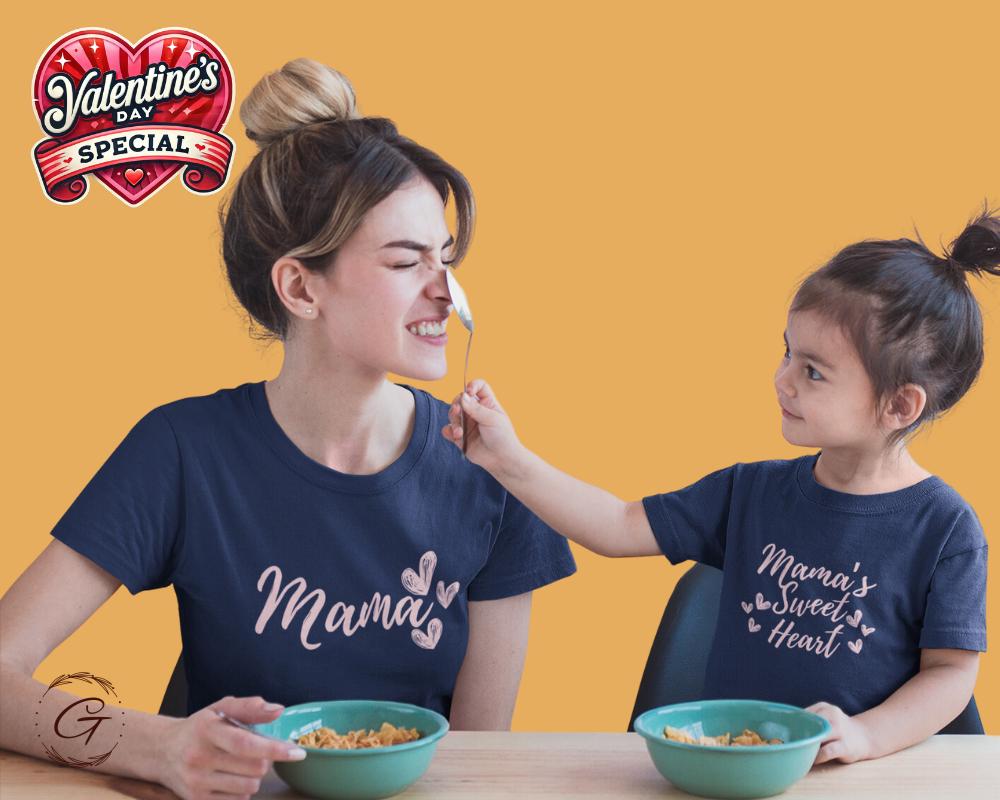 Valentine's T-Shirt, Match Tee for Mother Daughter or Son