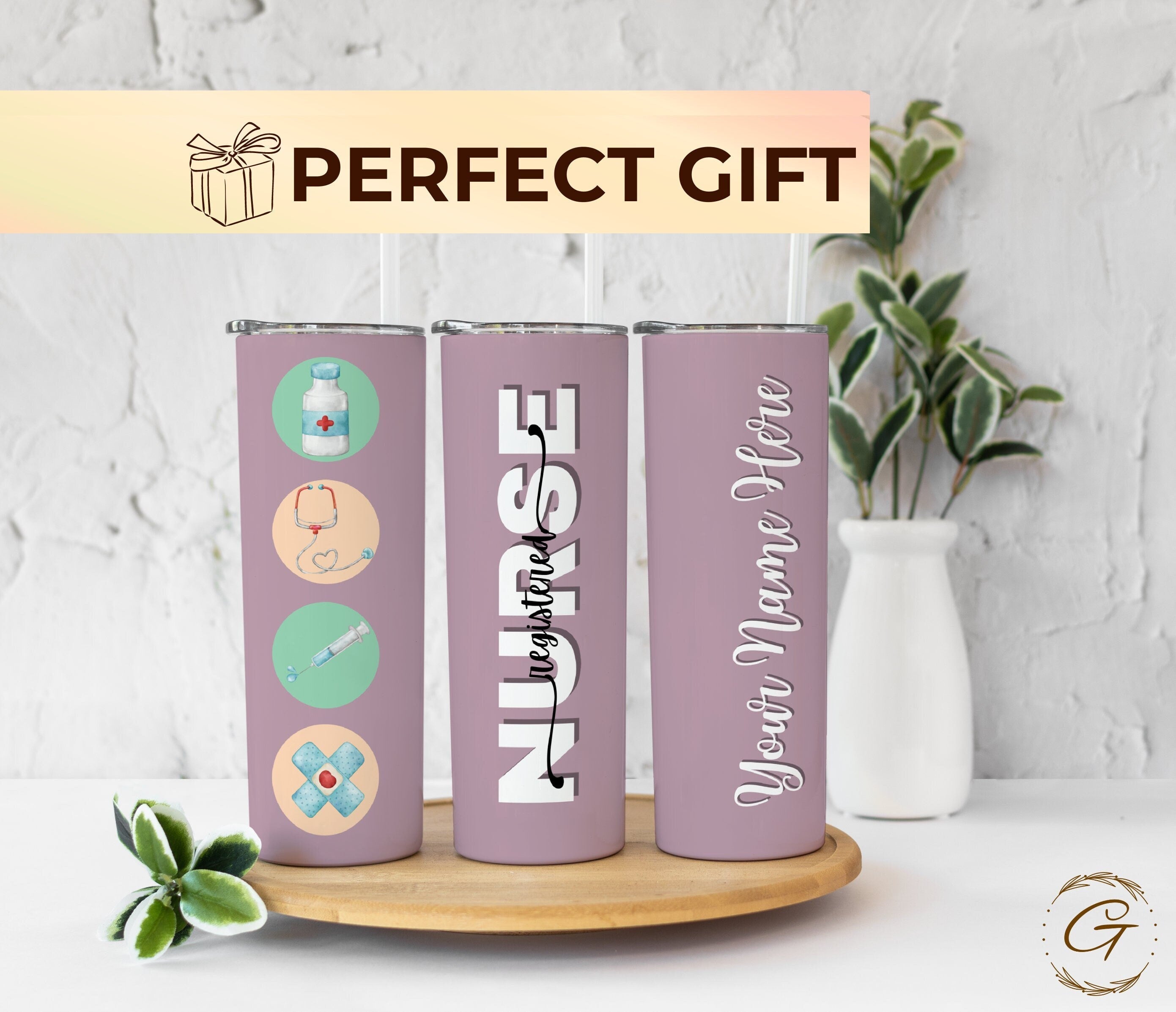 Personalized Nurse Tumbler