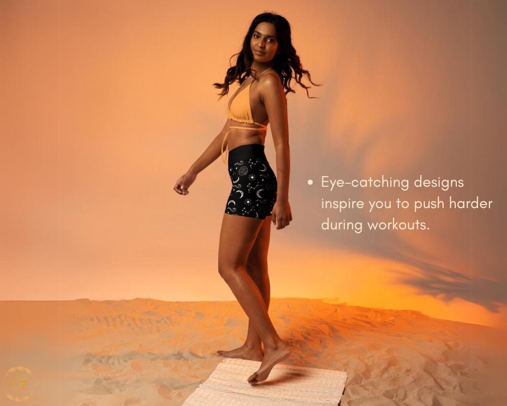 Inspiring Black Astral Yoga Leggings & Shorts