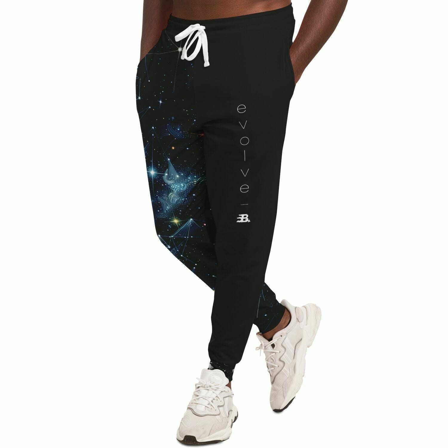 Athletic Jogger - AOP - beqprod - evolve - Designer Men&#39;s Sweatpants, Festival, Dance bottoms - Galactic