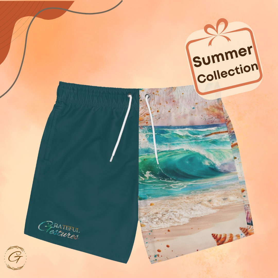 Tropical Beach Swim Shorts