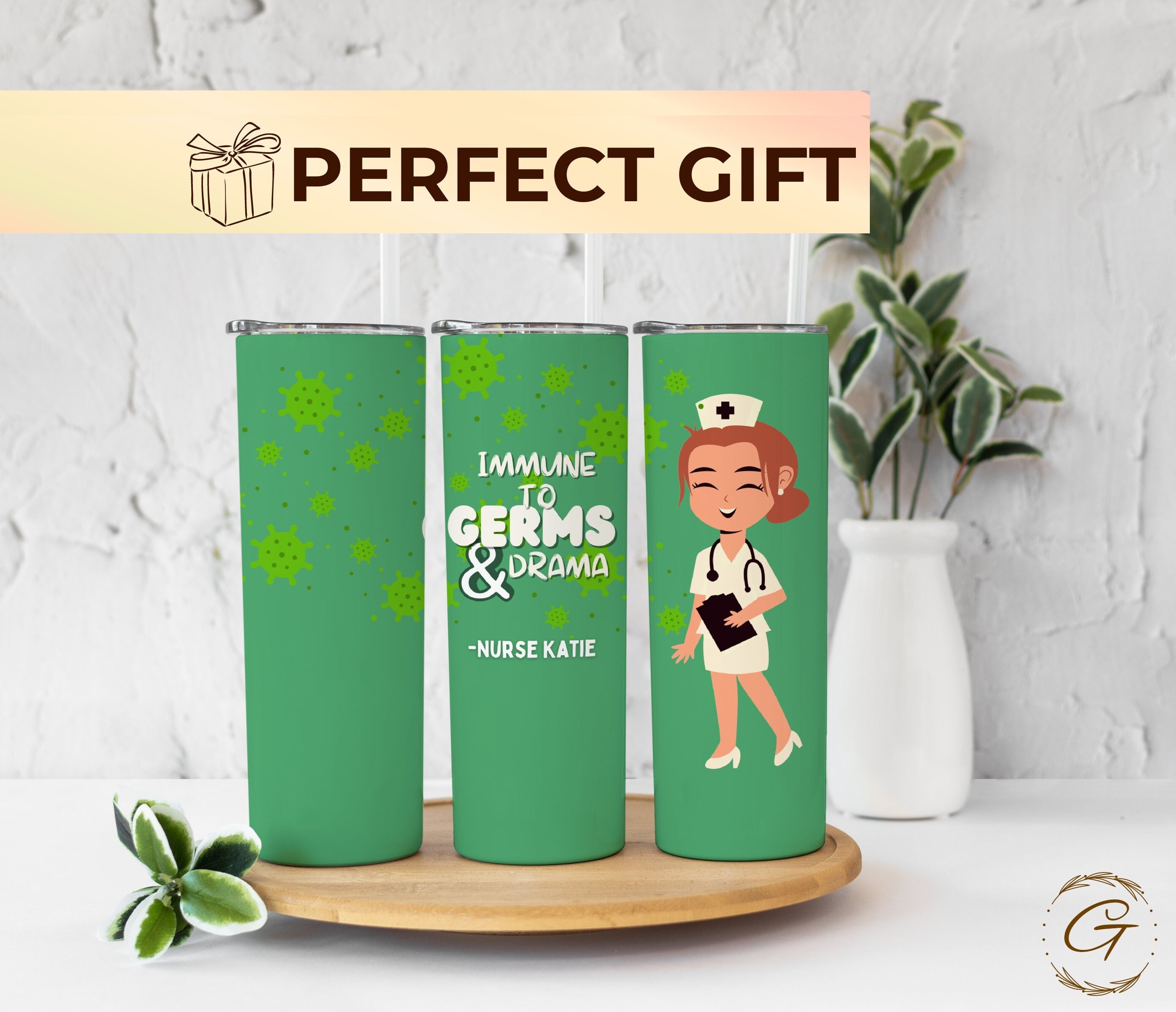 Custom Nurse Appreciation Week 20 oz Tumbler