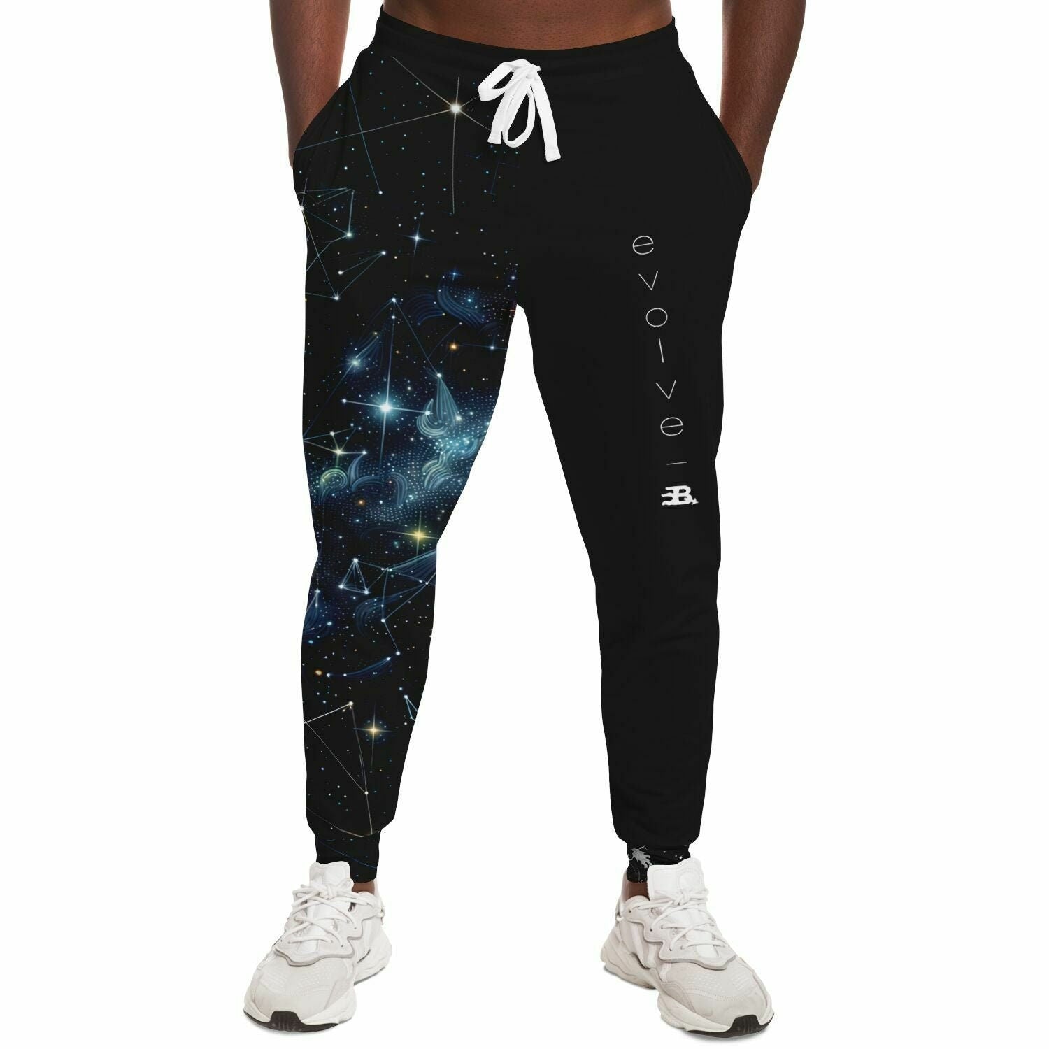Athletic Jogger - AOP - beqprod - evolve - Designer Men&#39;s Sweatpants, Festival, Dance bottoms - Galactic