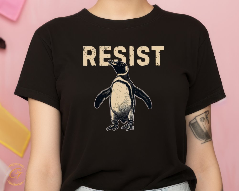 Resist Penguin Graphic Shirt product type