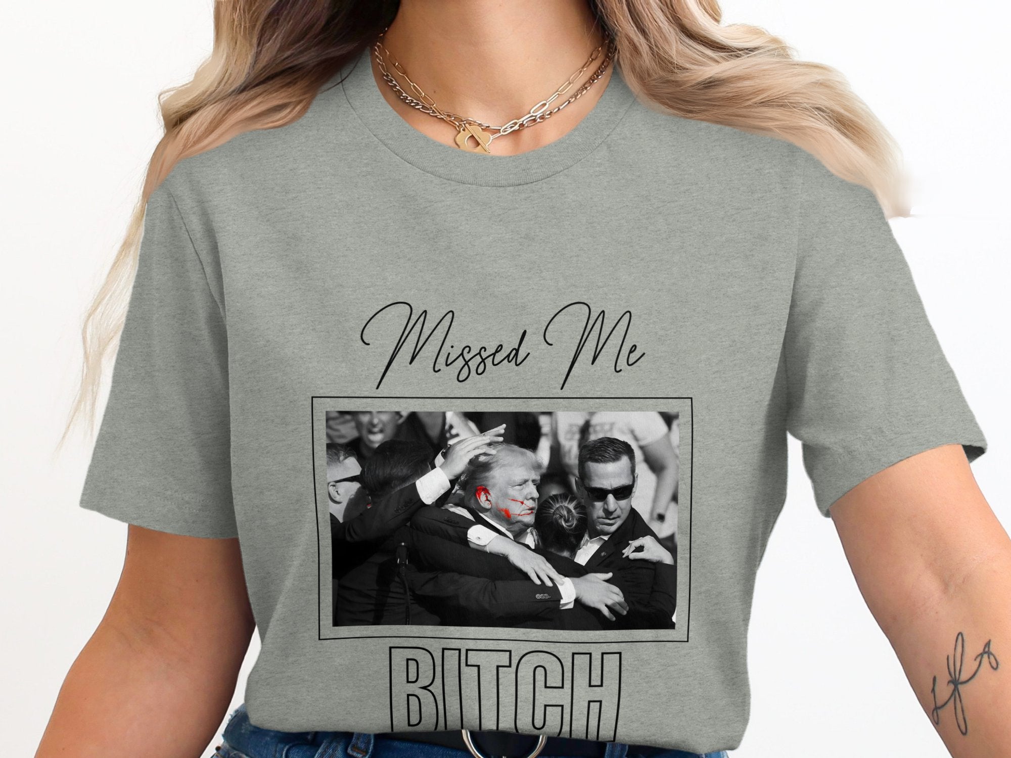 Missed Me Trump Graphic Tee | Funny Political T-Shirt