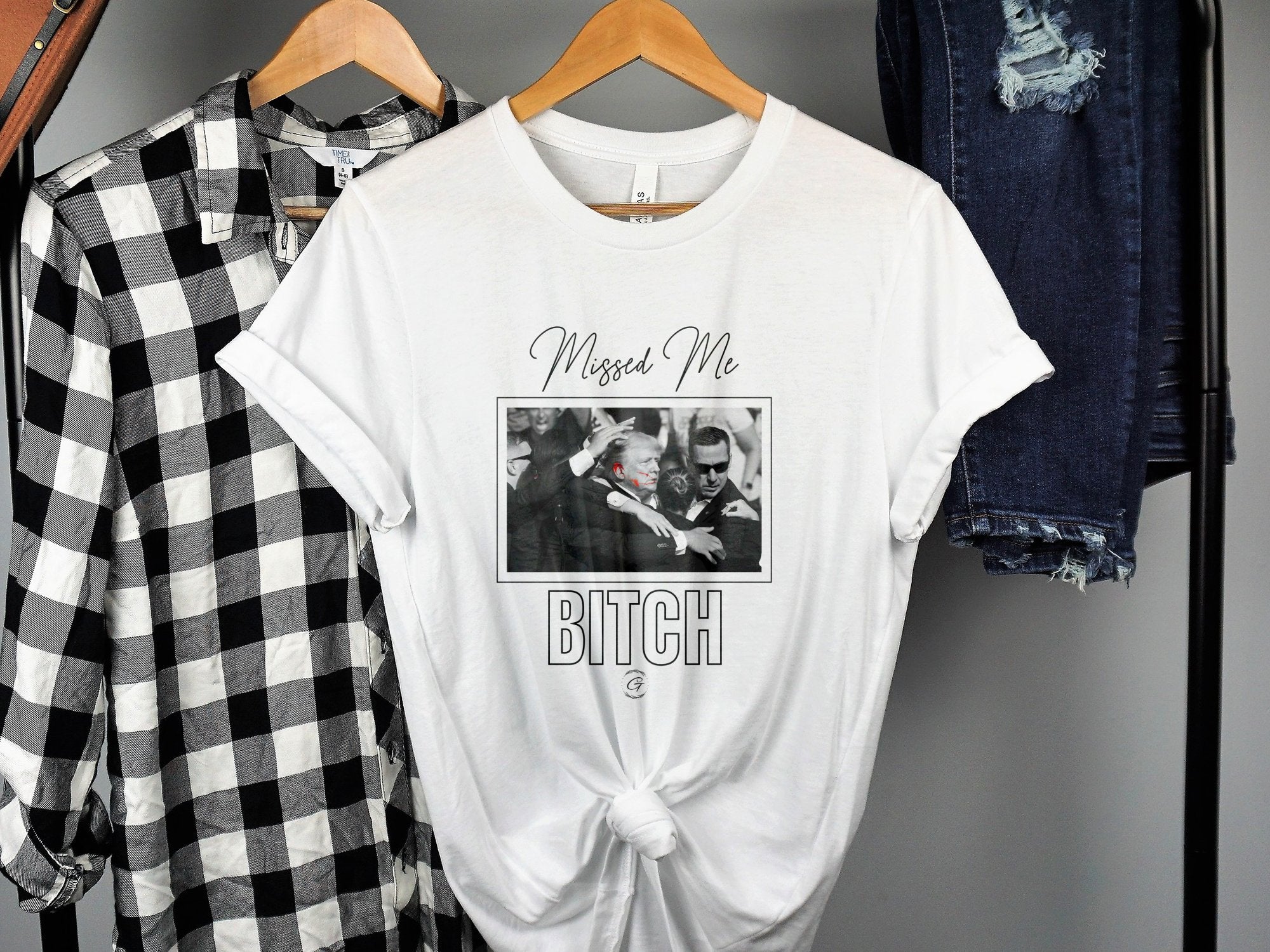 Missed Me Trump Graphic Tee | Funny Political T-Shirt