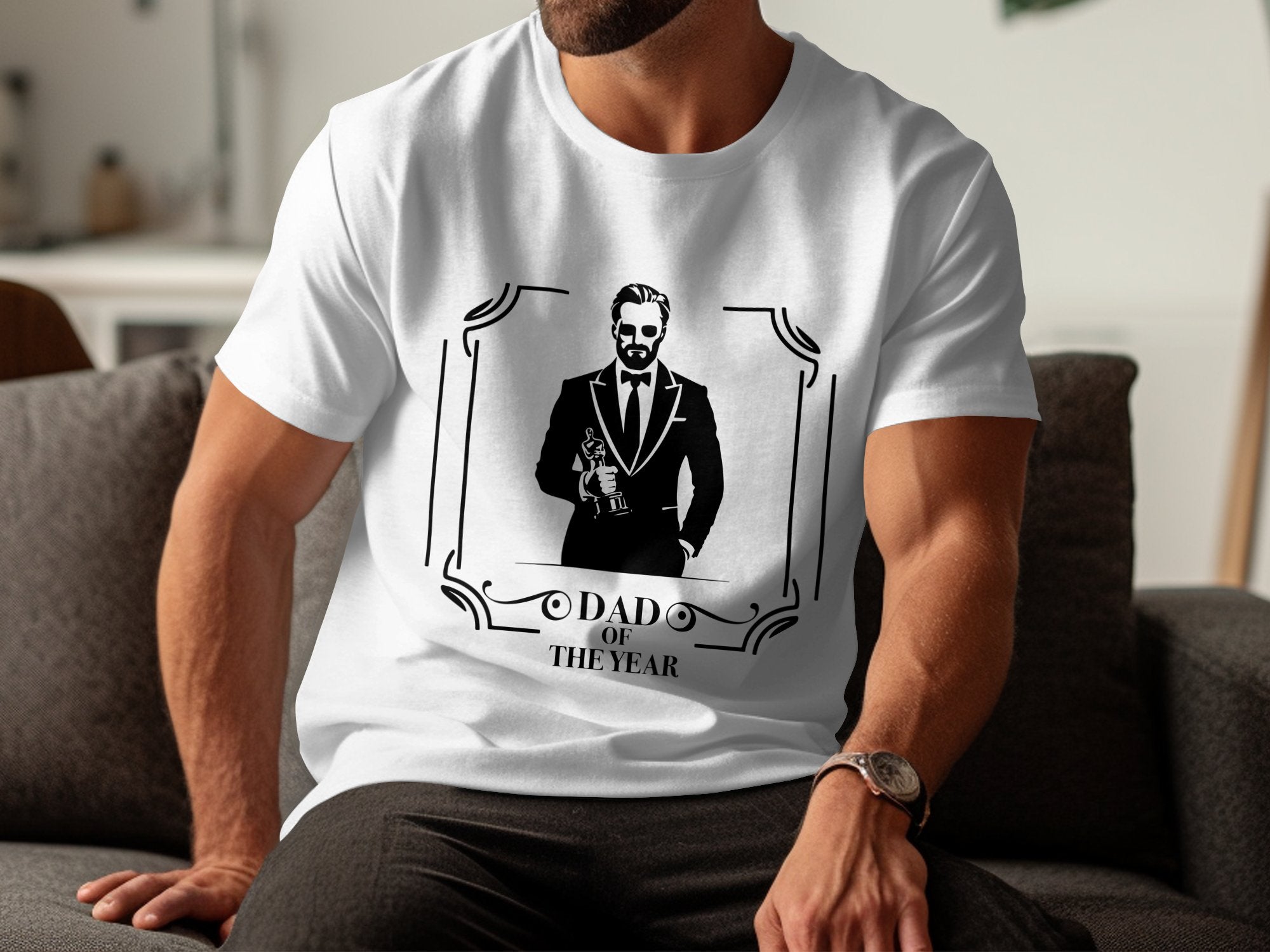 Elegant Tuxedo Dad T-Shirt – Funny Father’s Day Gift Tee