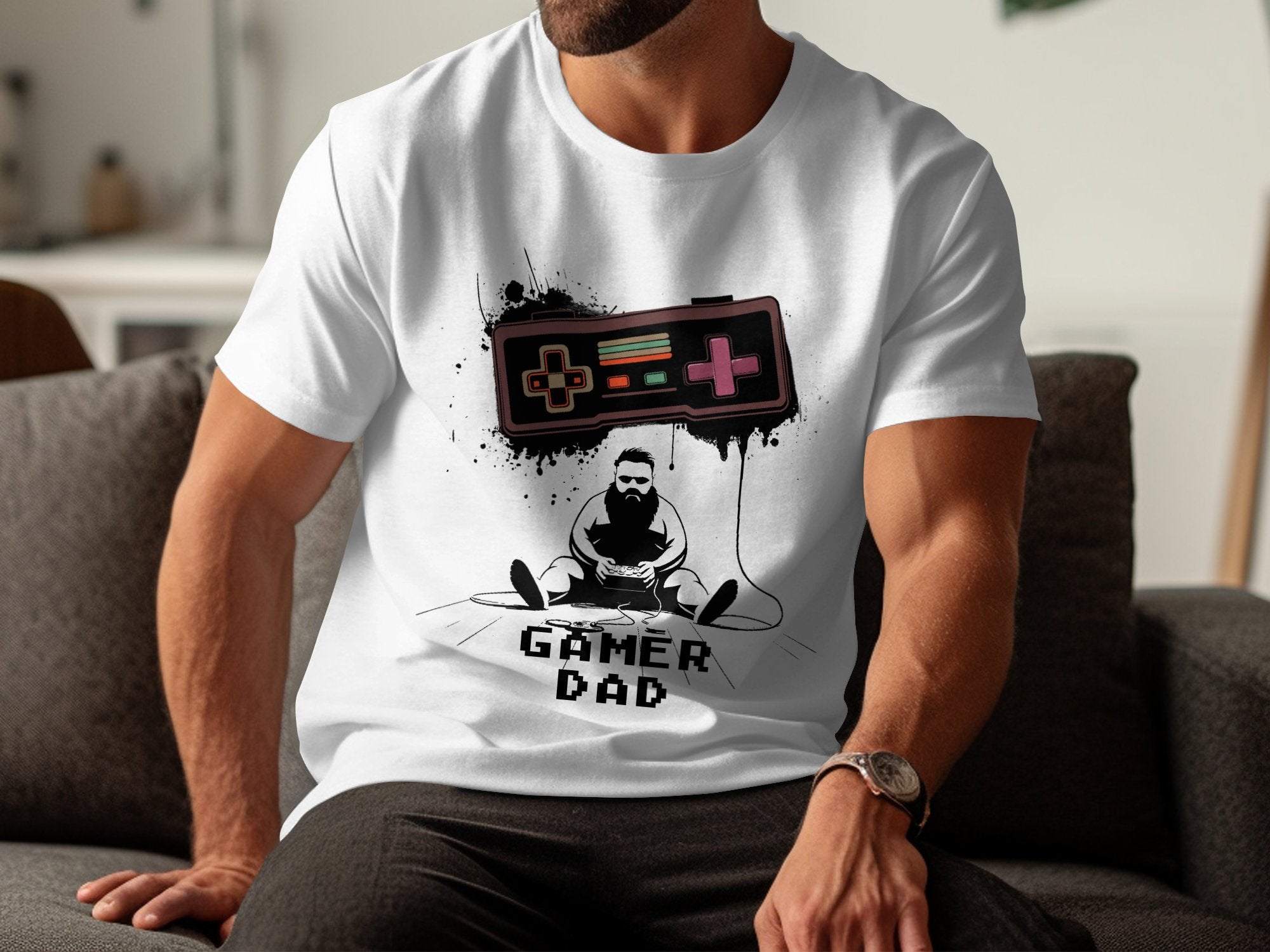 Vintage Game Controller T-Shirt – Retro Gamer Graphic Tee