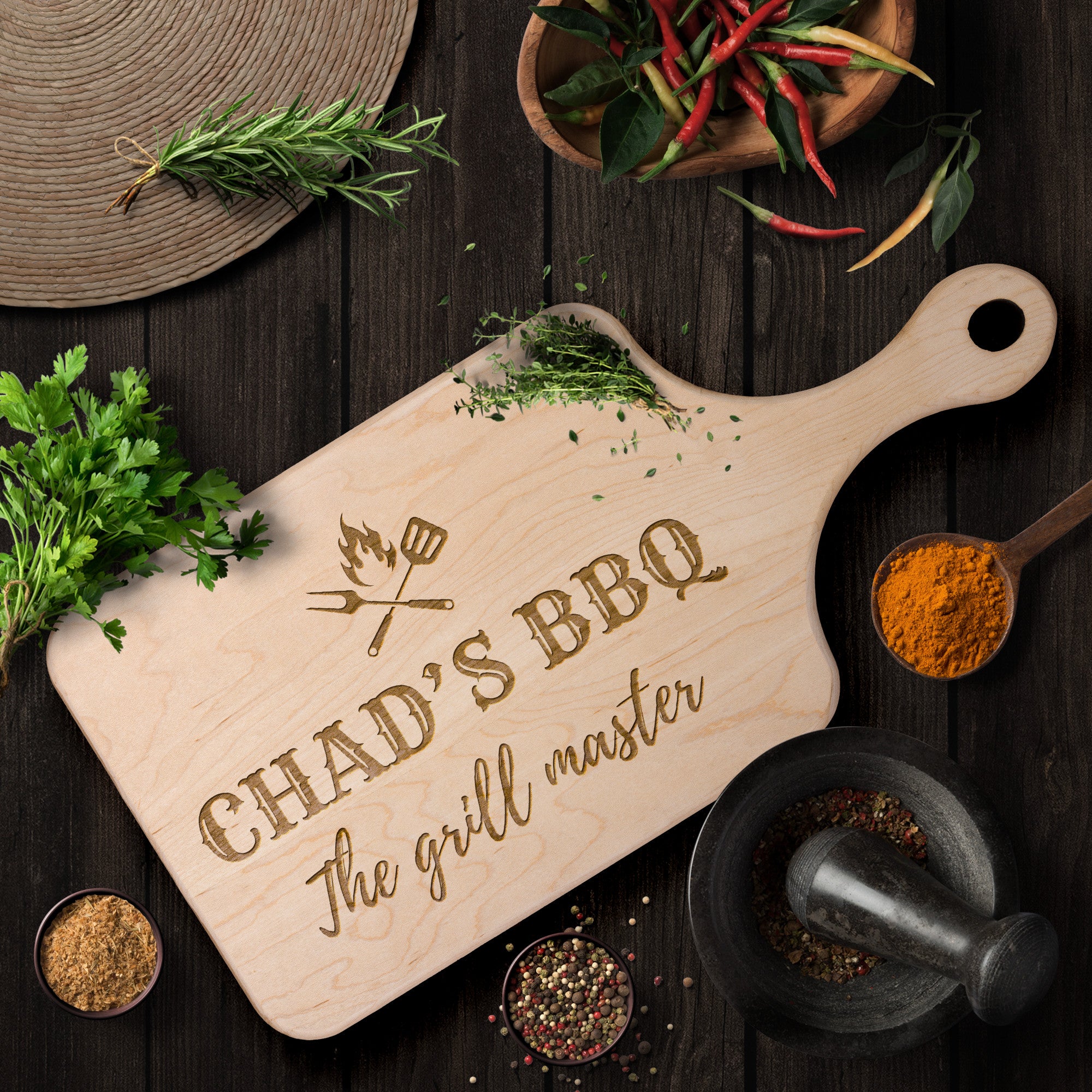 Chad's BBQ cutting boards