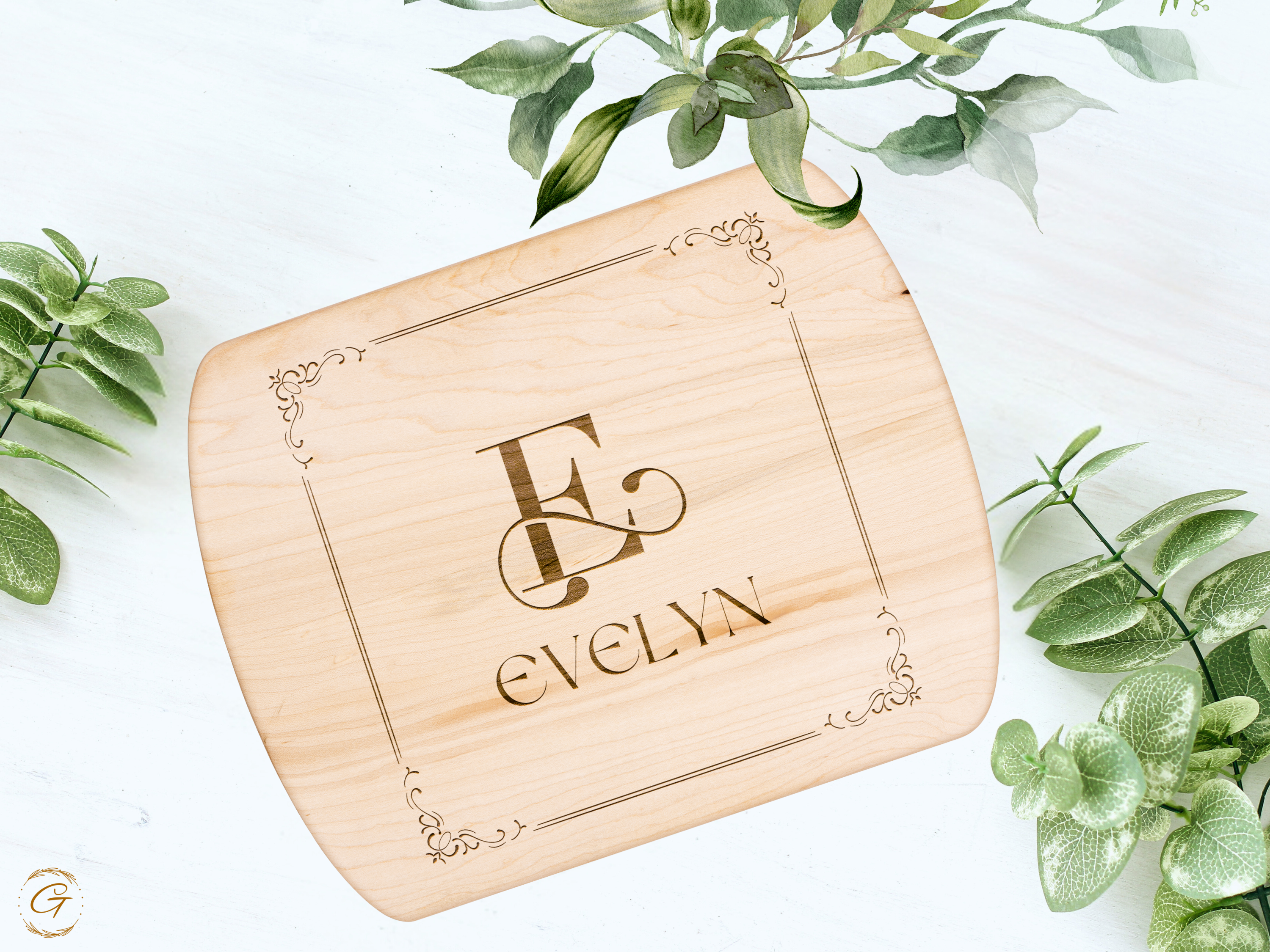 Personalized Hardwood Cutting Board