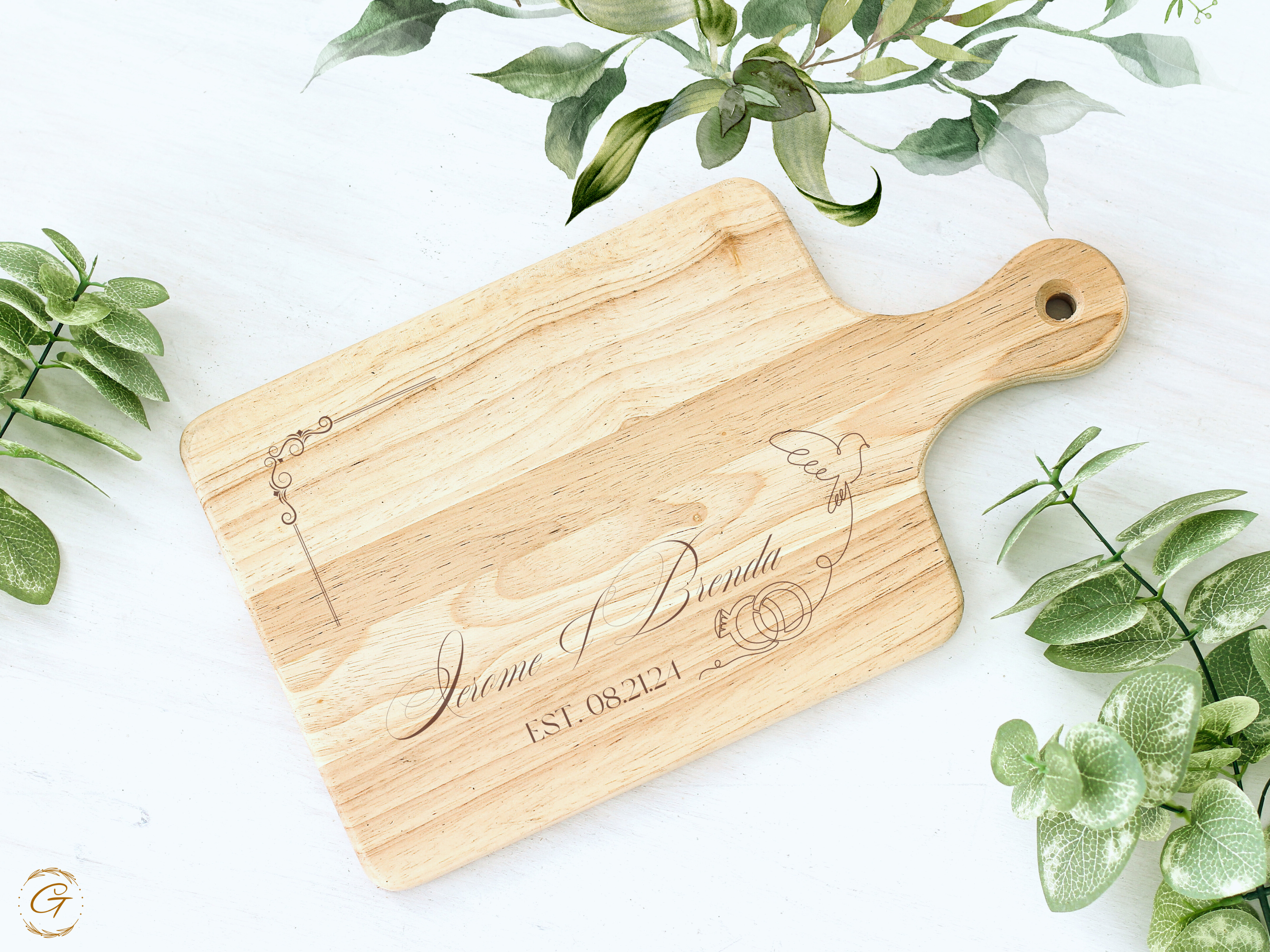 Custom Wedding Cutting Board