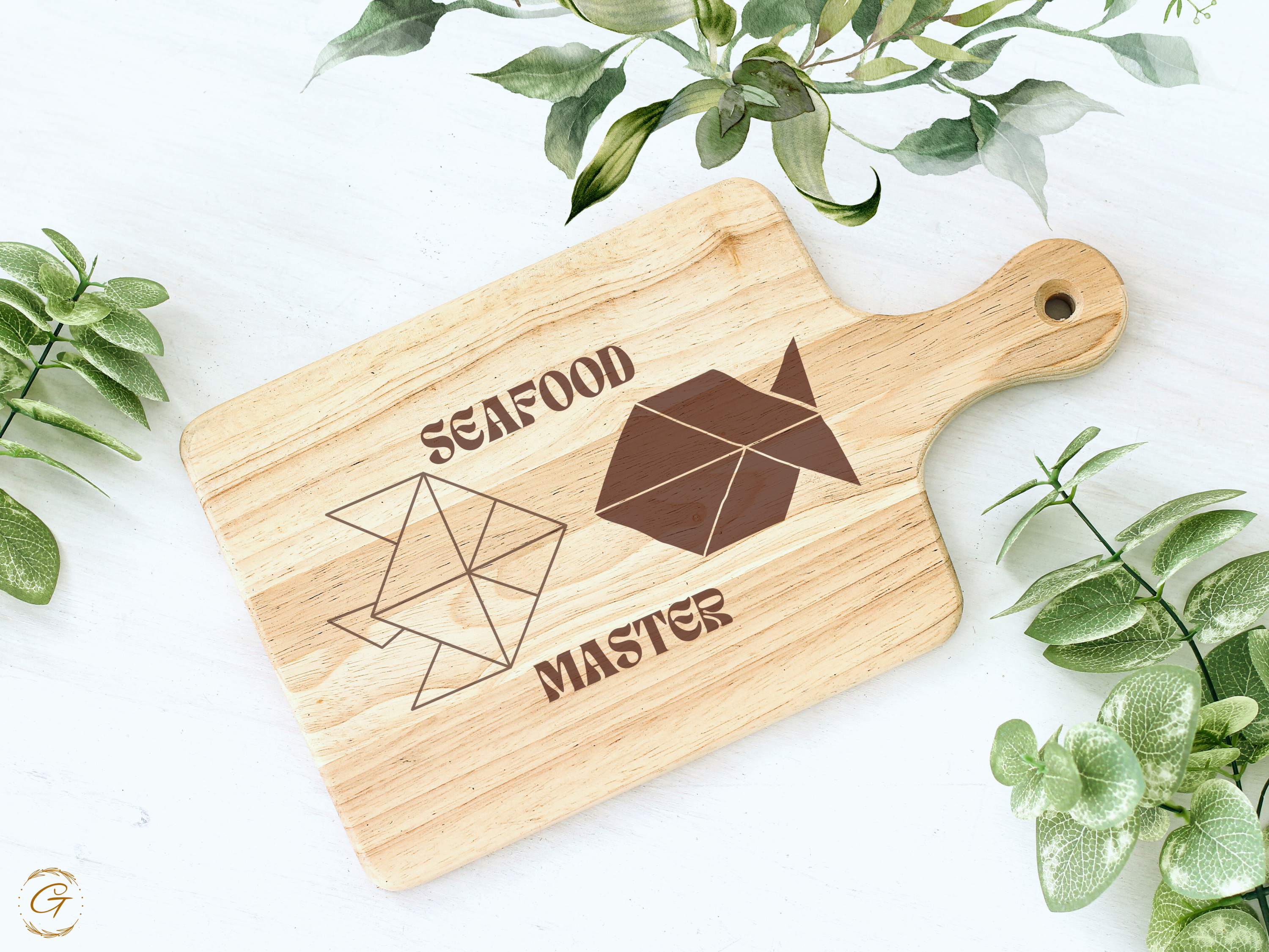 Seafood Master Hardwood Cutting Board