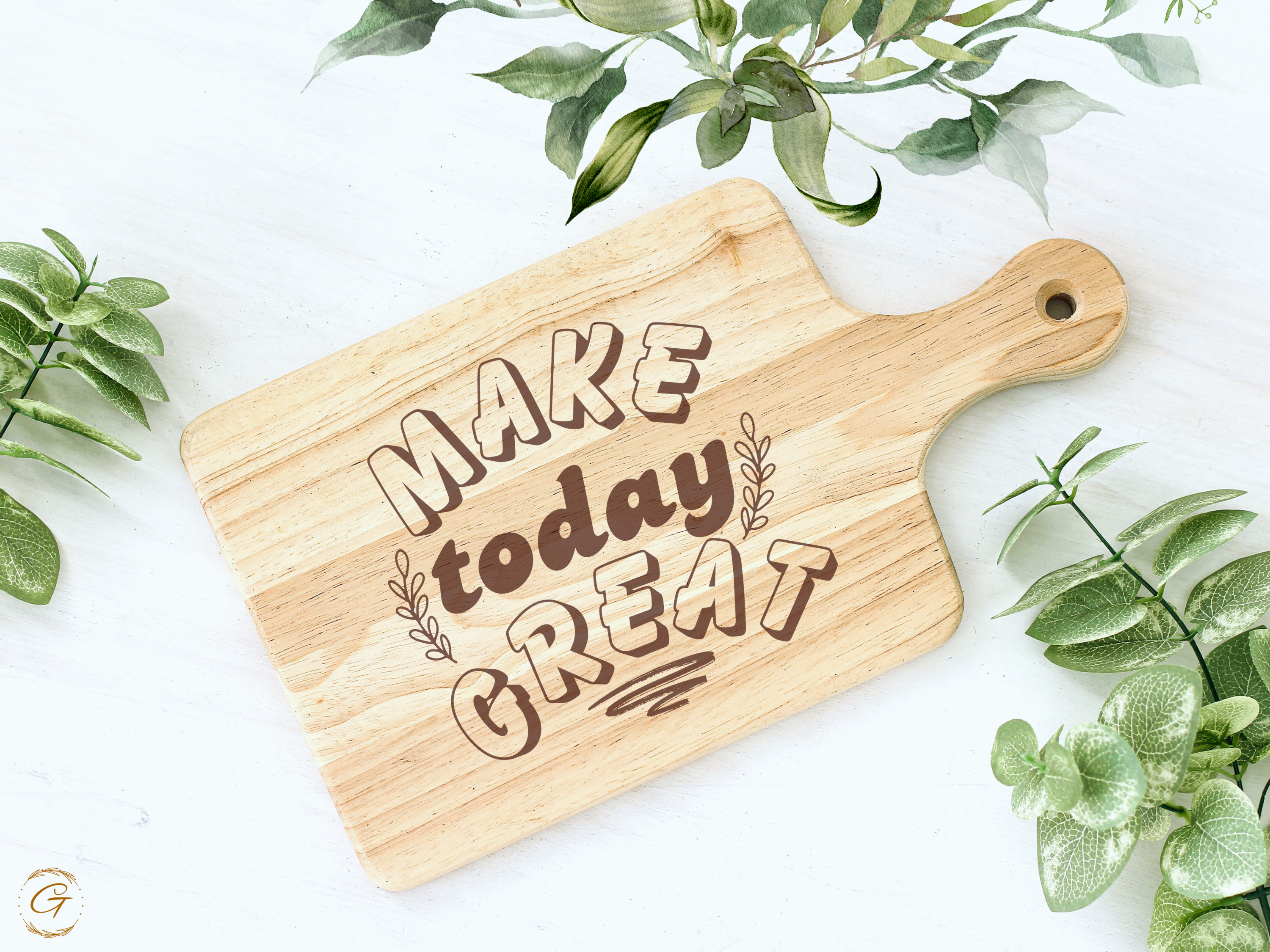 Make Today Great Hardwood Cutting Board