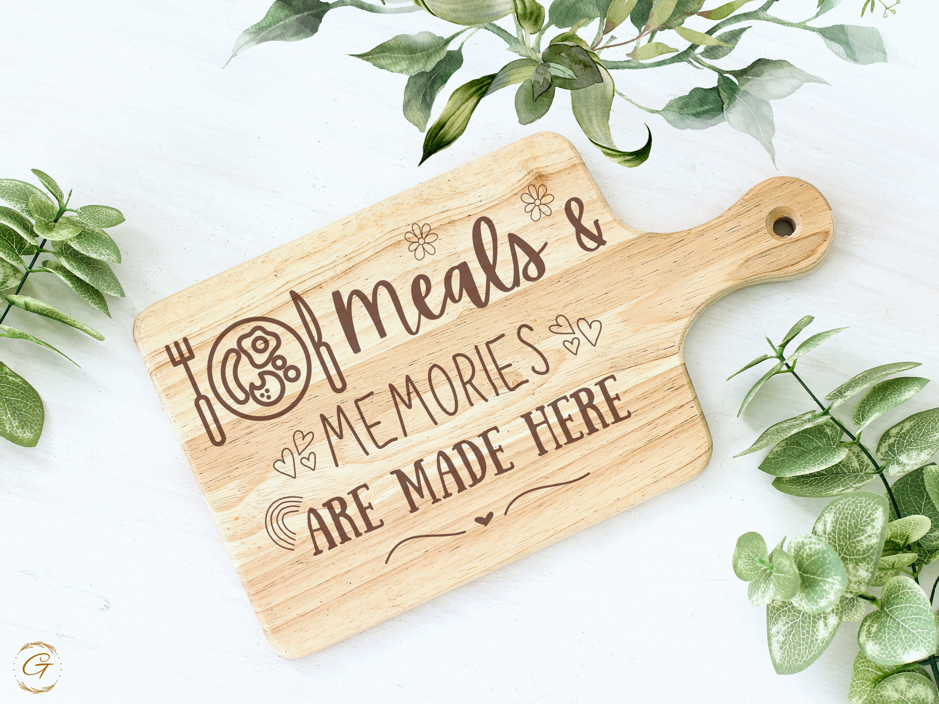 Meals & Memories Hardwood Cutting Board