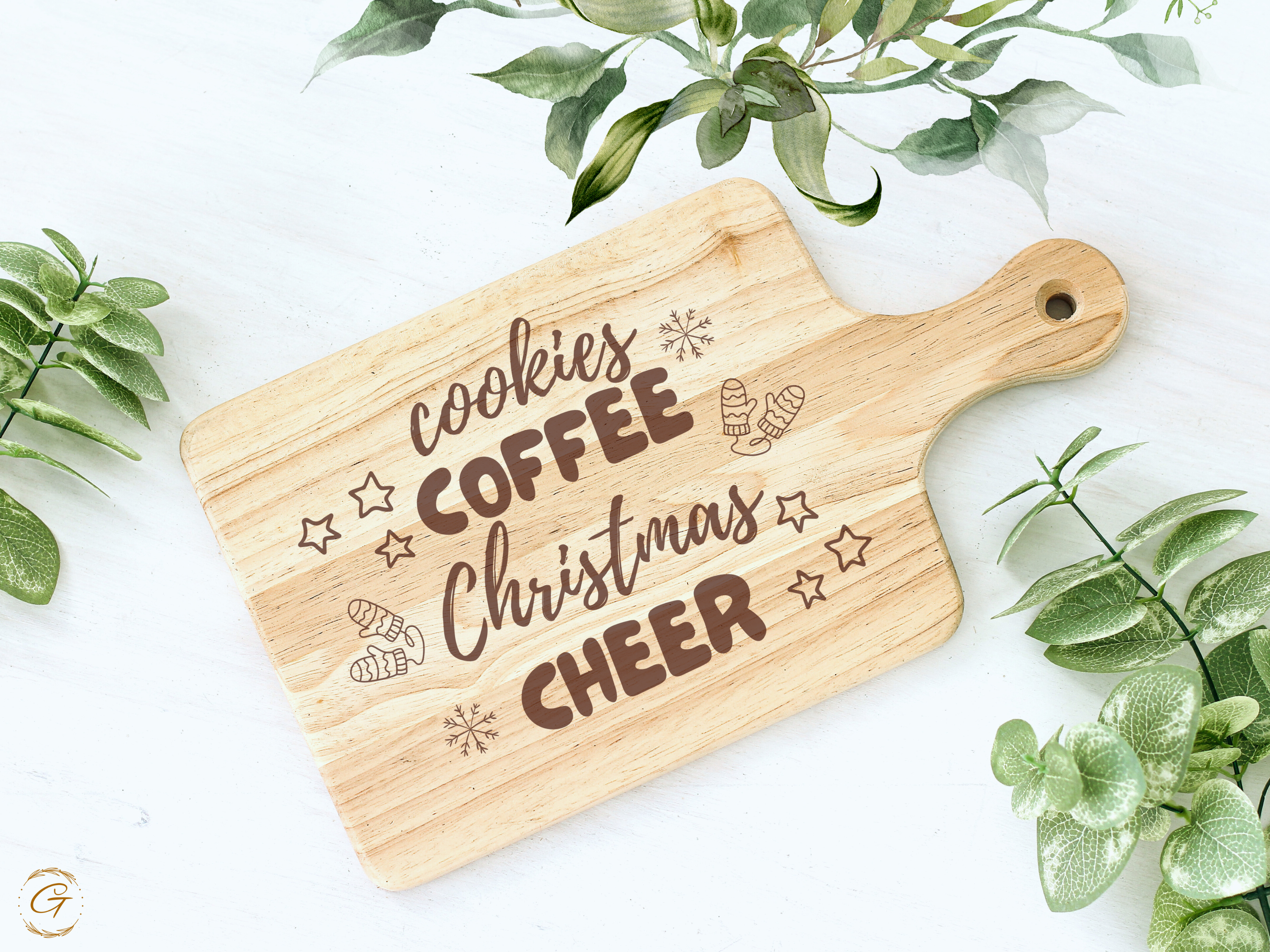 Cookies Coffee Christmas Cheer Cutting Board