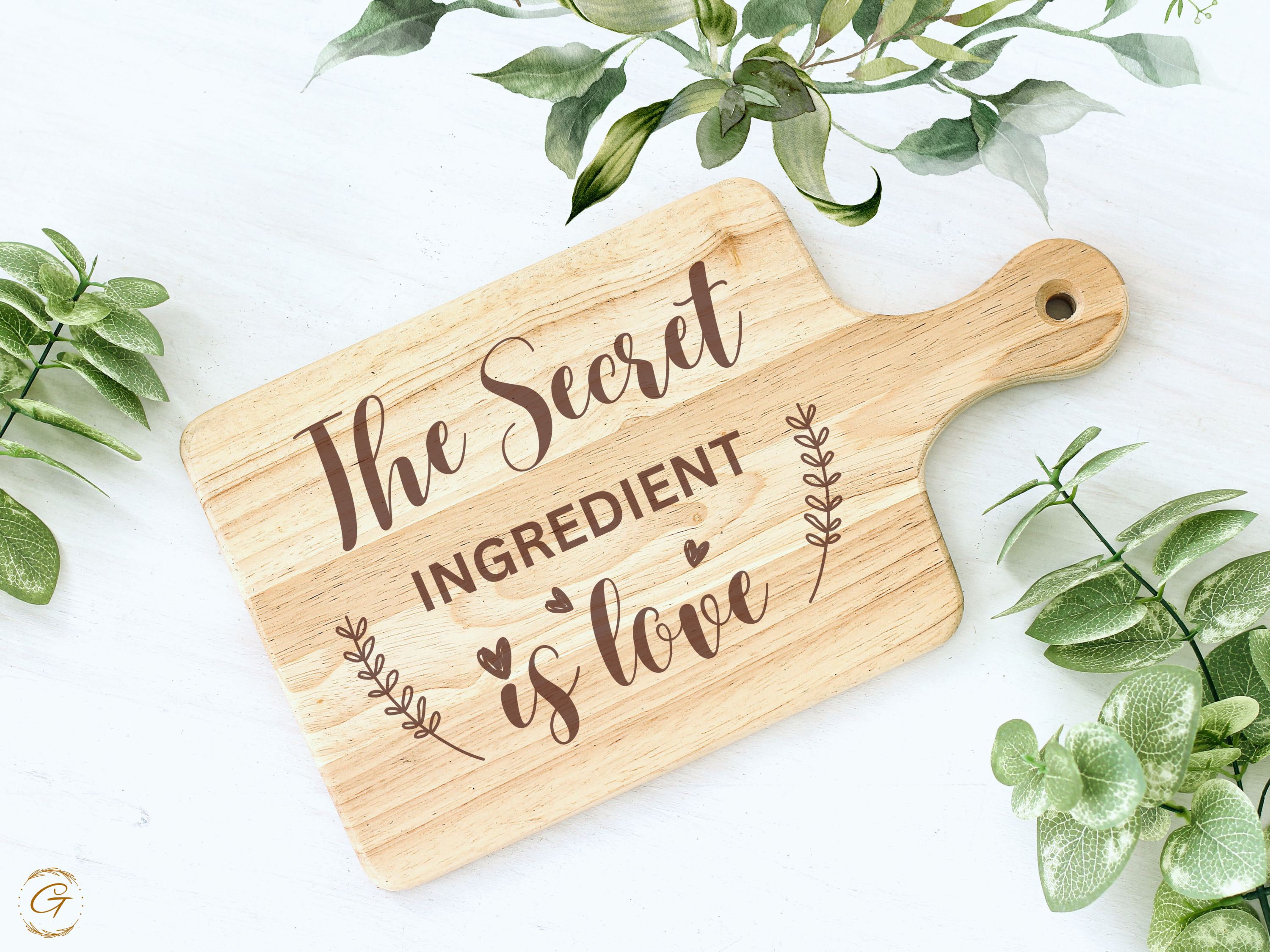 Personalized Hardwood Cutting Board