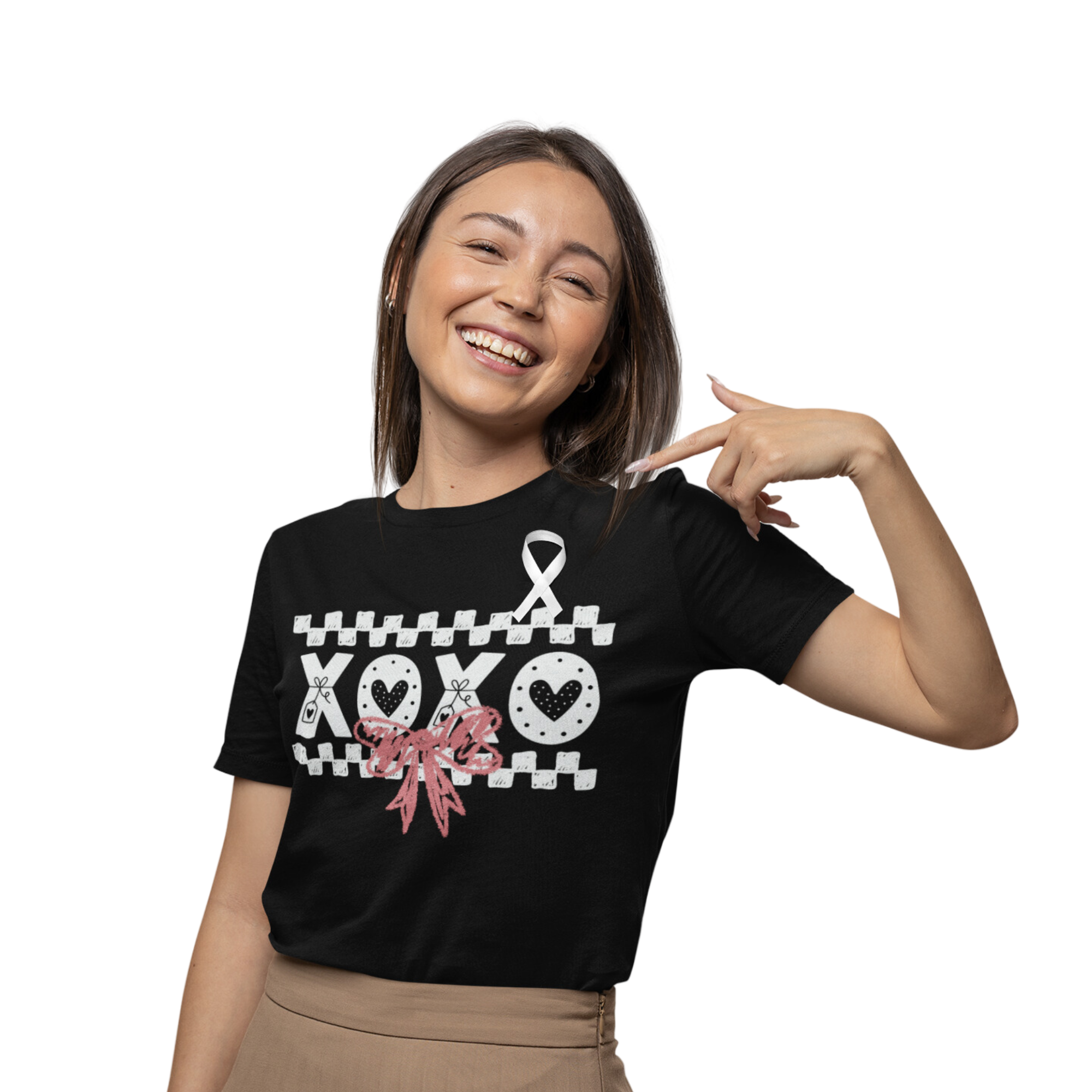 Valentines Day Gift - Cute XOXO T-Shirt, Casual Top for Women
