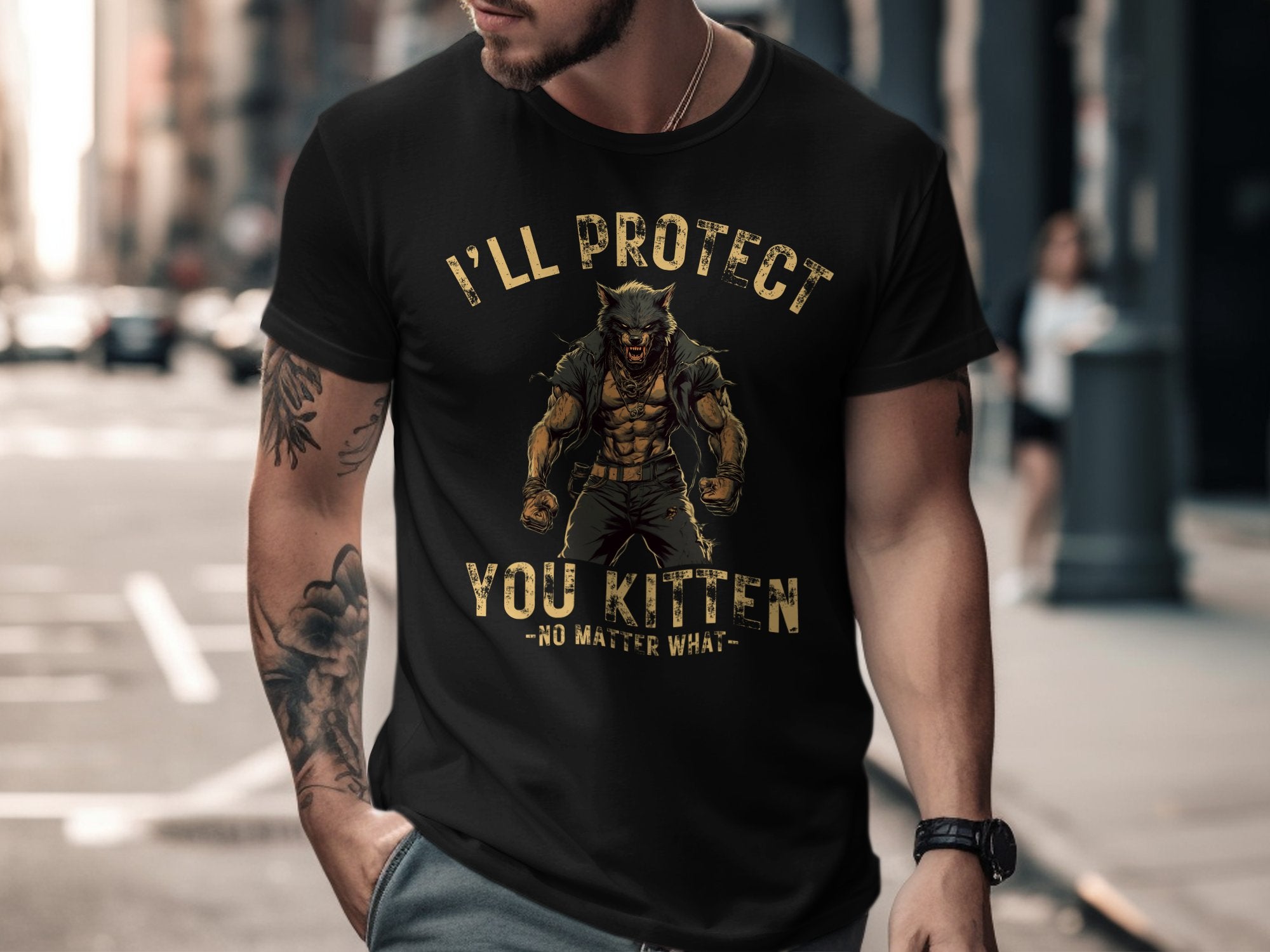 I'll Protect You Kitten No Matter What T-Shirt product
