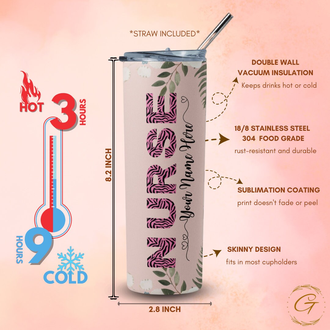 Personalized Nurse Tumbler