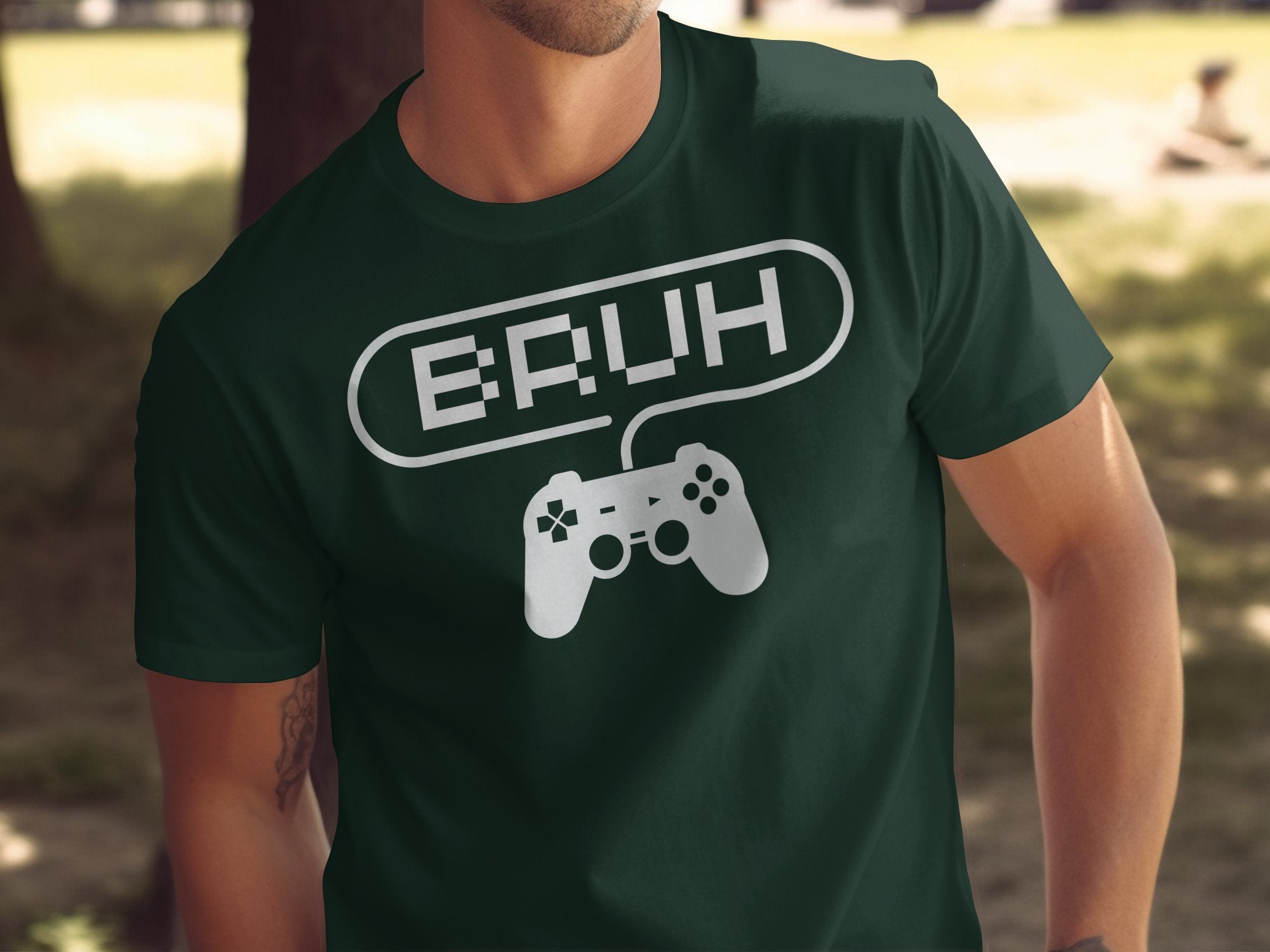 Gamer Tee with Controller Design Graphic T-Shirt product type