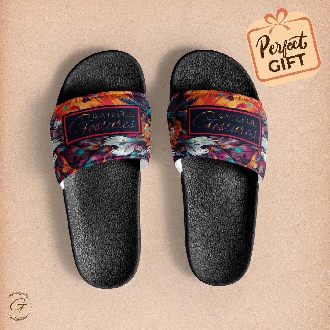 Owl Design Men's Slides Summer Stylish Slippers