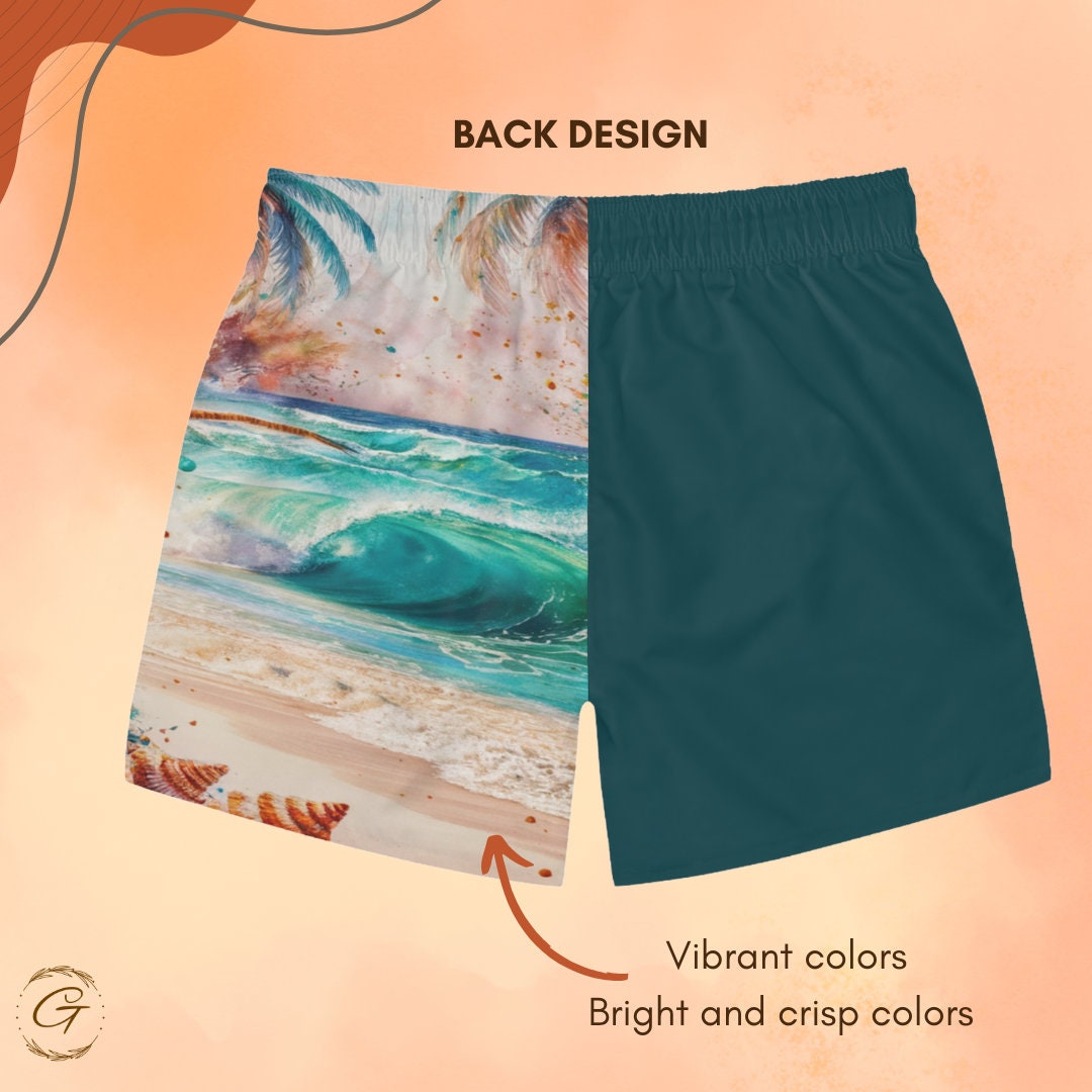 Tropical Beach Swim Shorts