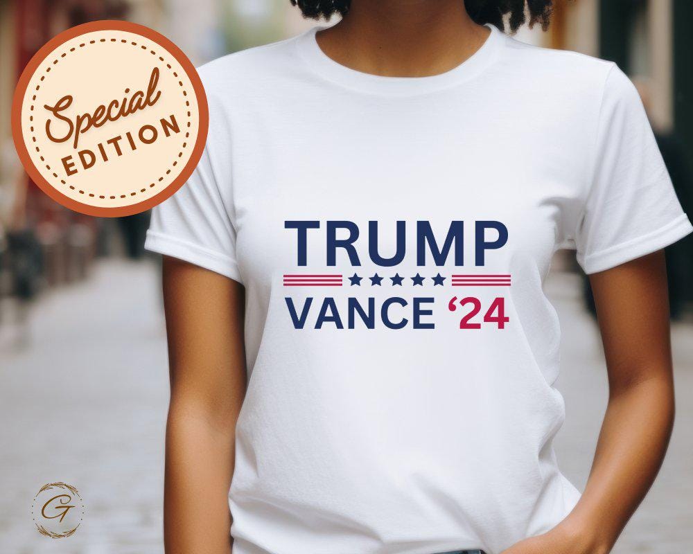 Trump Vance 2024 T-Shirt, Patriotic Election Tee