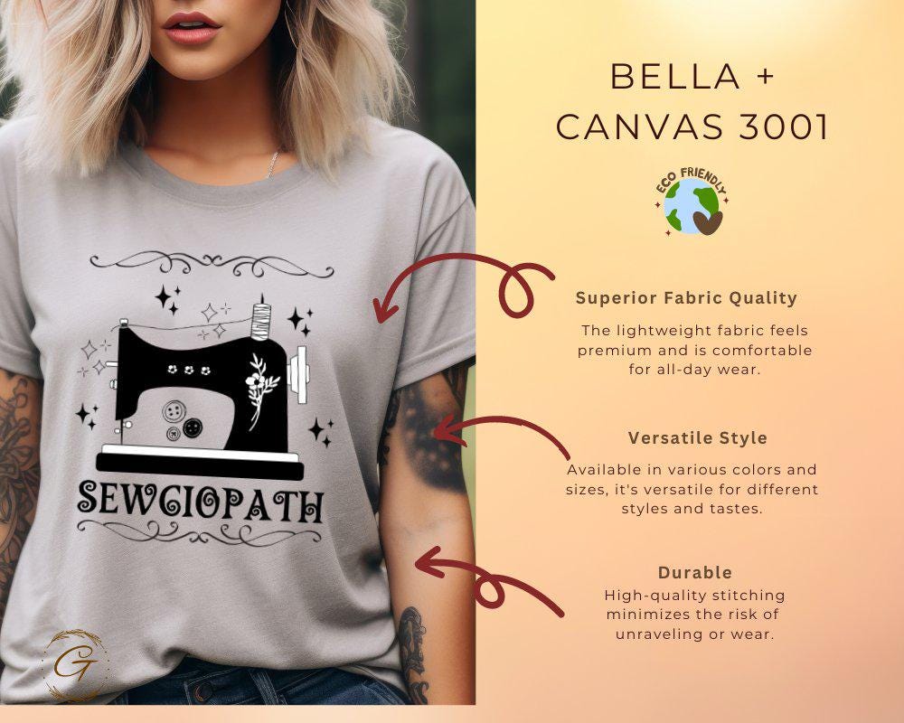 Hobby Shirt, Sewing Machine Graphic Tee, Sewciopath T-Shirt