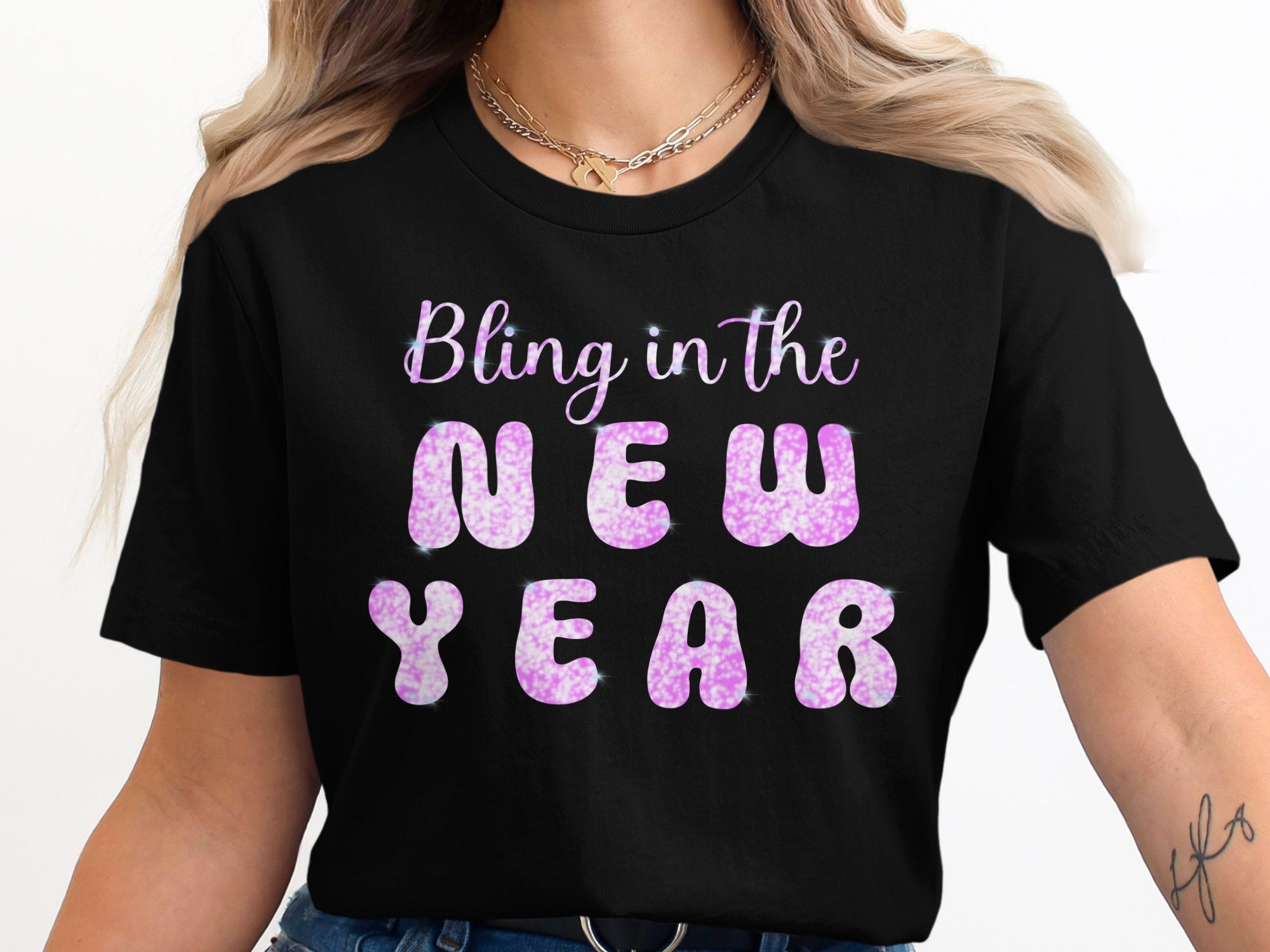 Bling in the New Year Graphic T-shirt product type