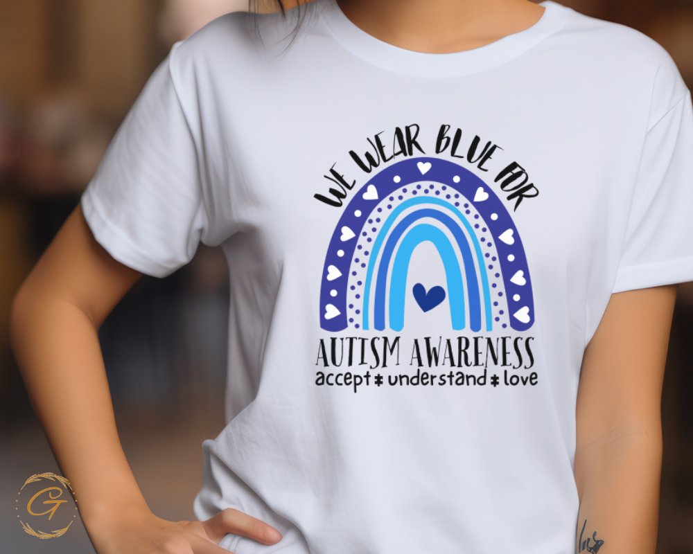 Autism Awareness We Wear Blue  T-shirt product