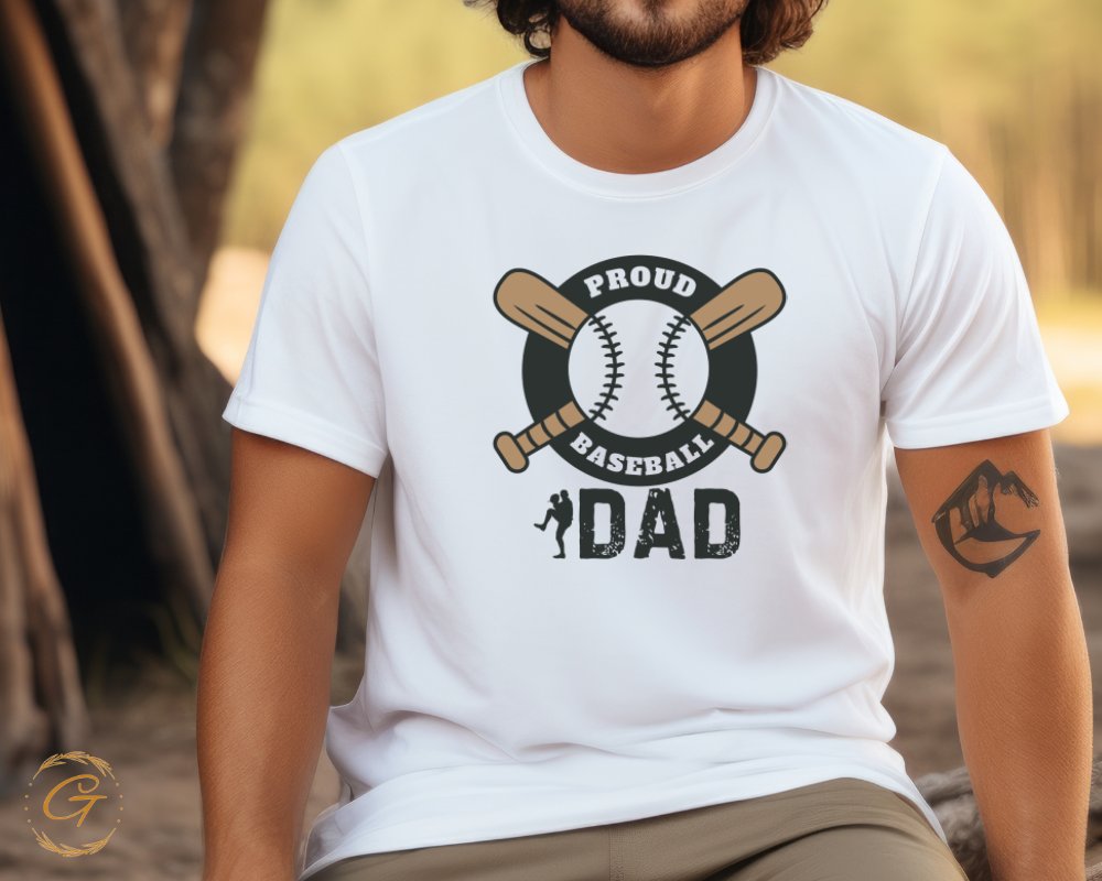 Proud Baseball Dad Graphic Tee product type