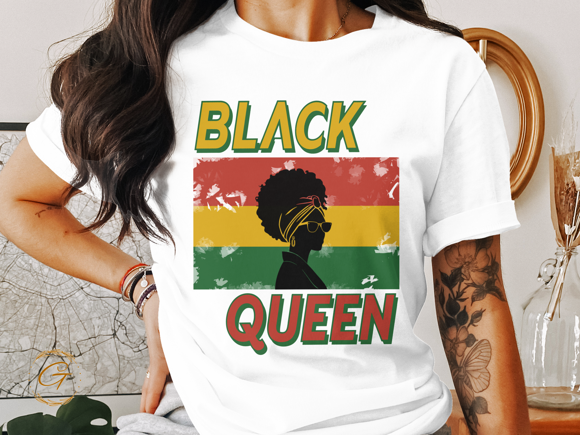 Black Queen Juneteenth Tee - Juneteenth Apparel for Black Women