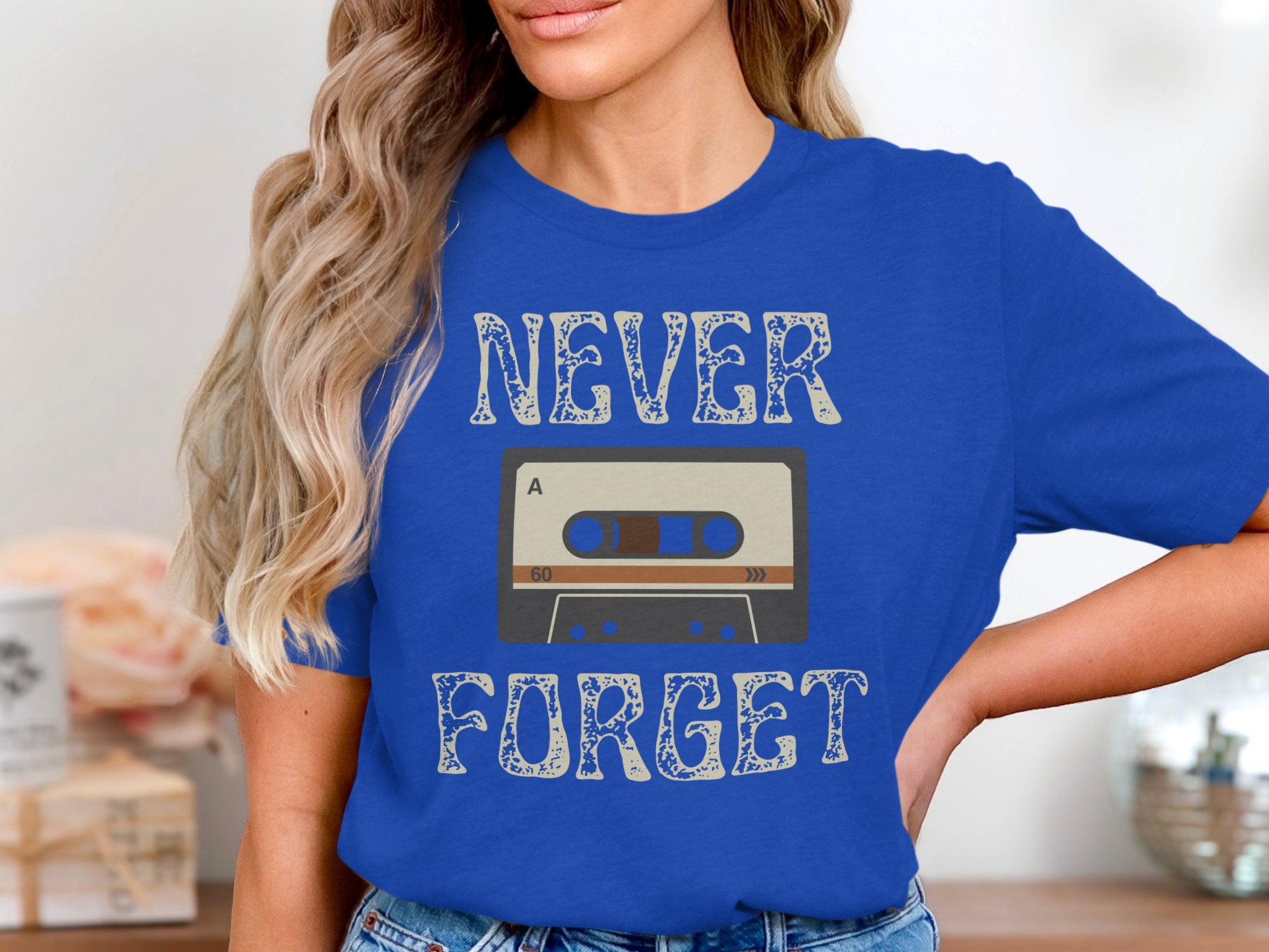 Never Forget Cassette Tape Graphic T-shirt product