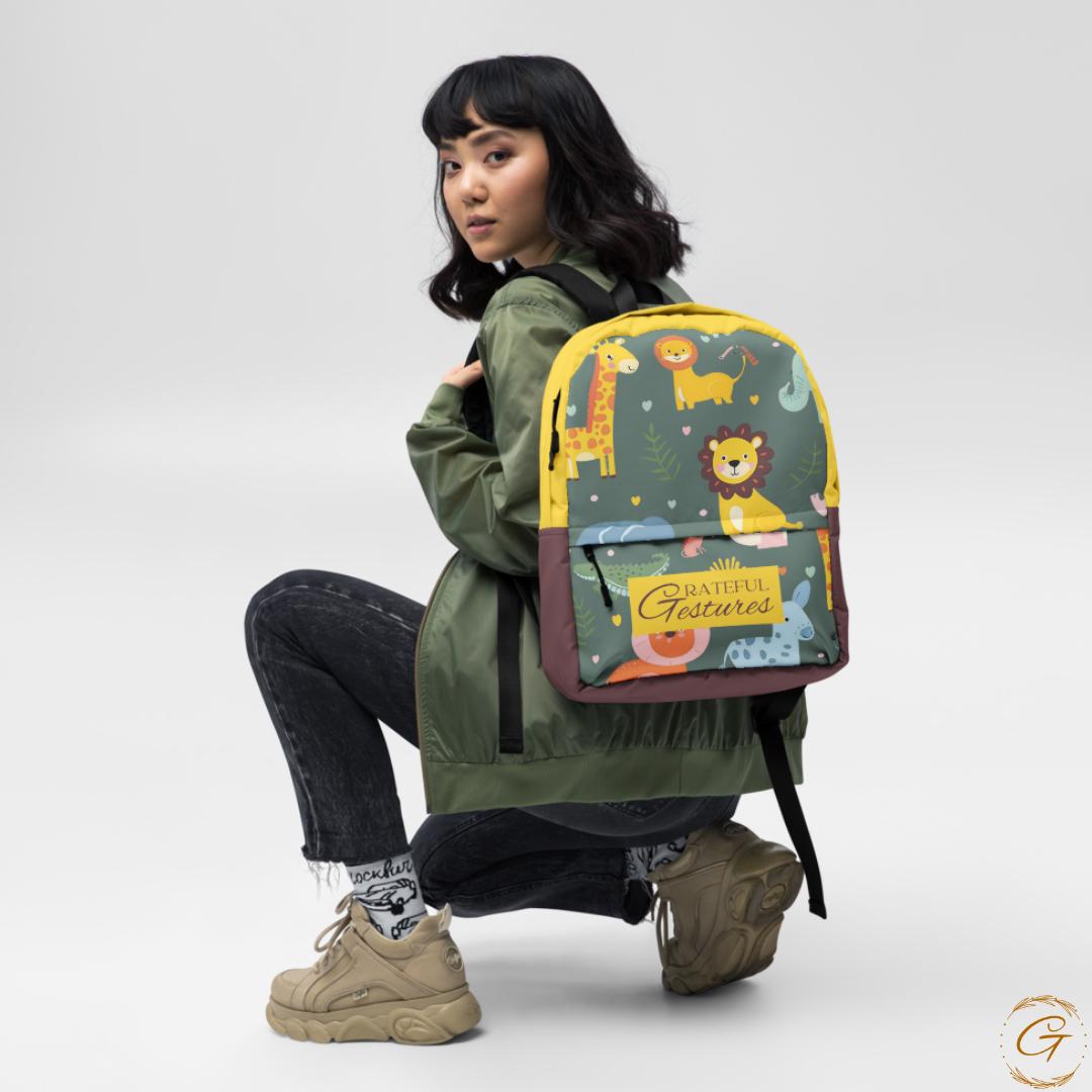 Adventure Ready Safari Backpack - Durable and Stylish Travel Bag