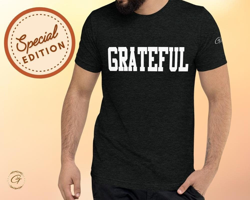 Grateful Bold Design, Unisex Tri-Blend T-Shirt