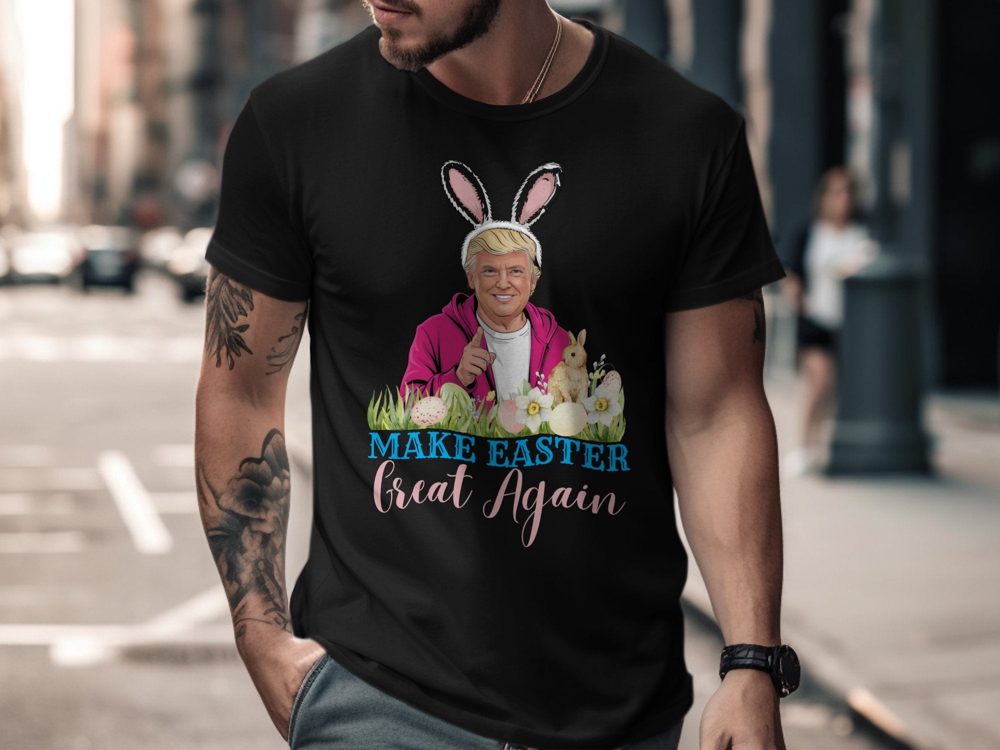 Make Easter Great Again Bunny Graphic T-Shirt product