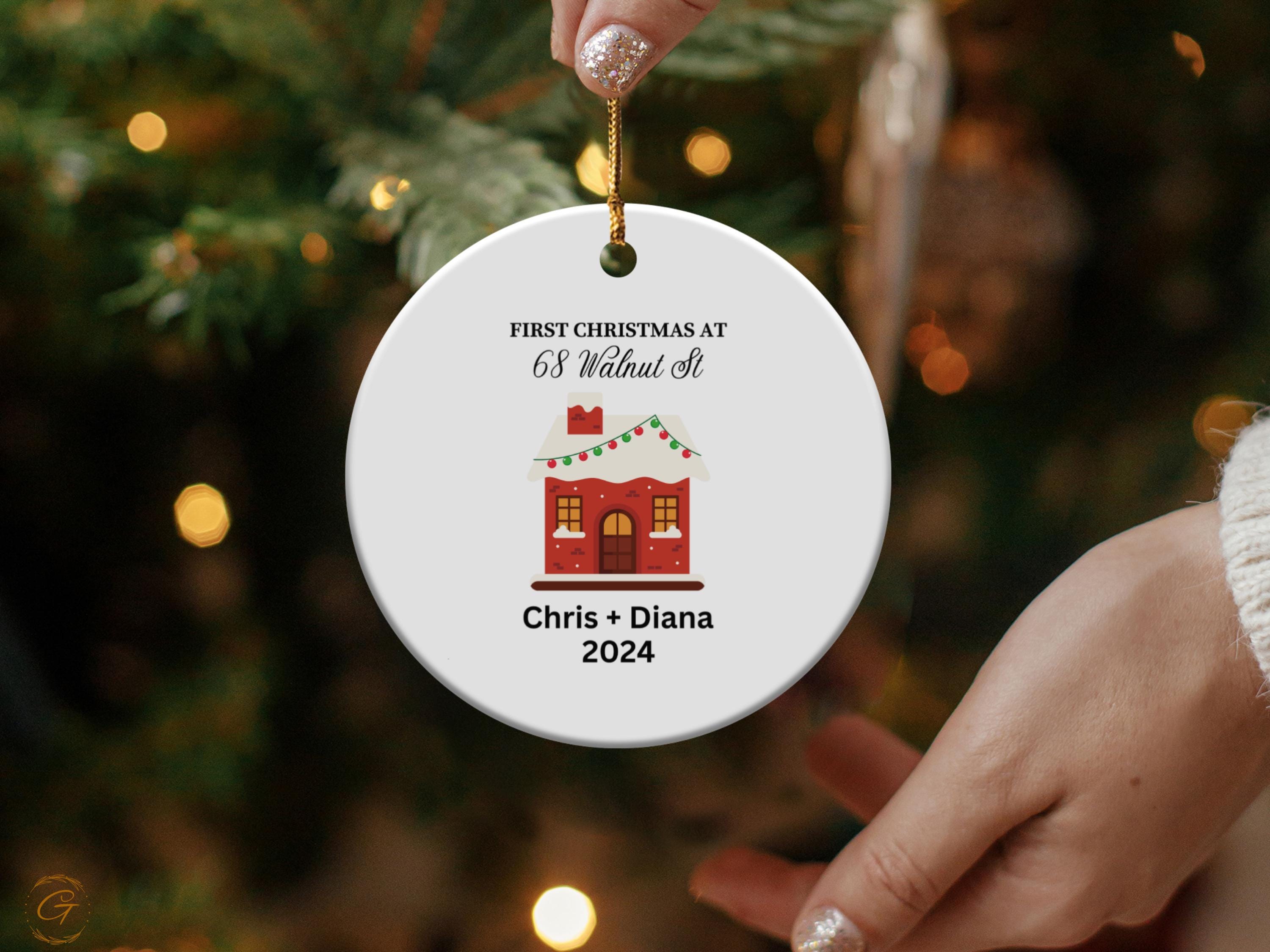 Personalized First Christmas Ornament, Custom Family Ornament, Christmas Keepsakes 2024, Holiday Decoration Keepsakes, Ideal Gift for Family
