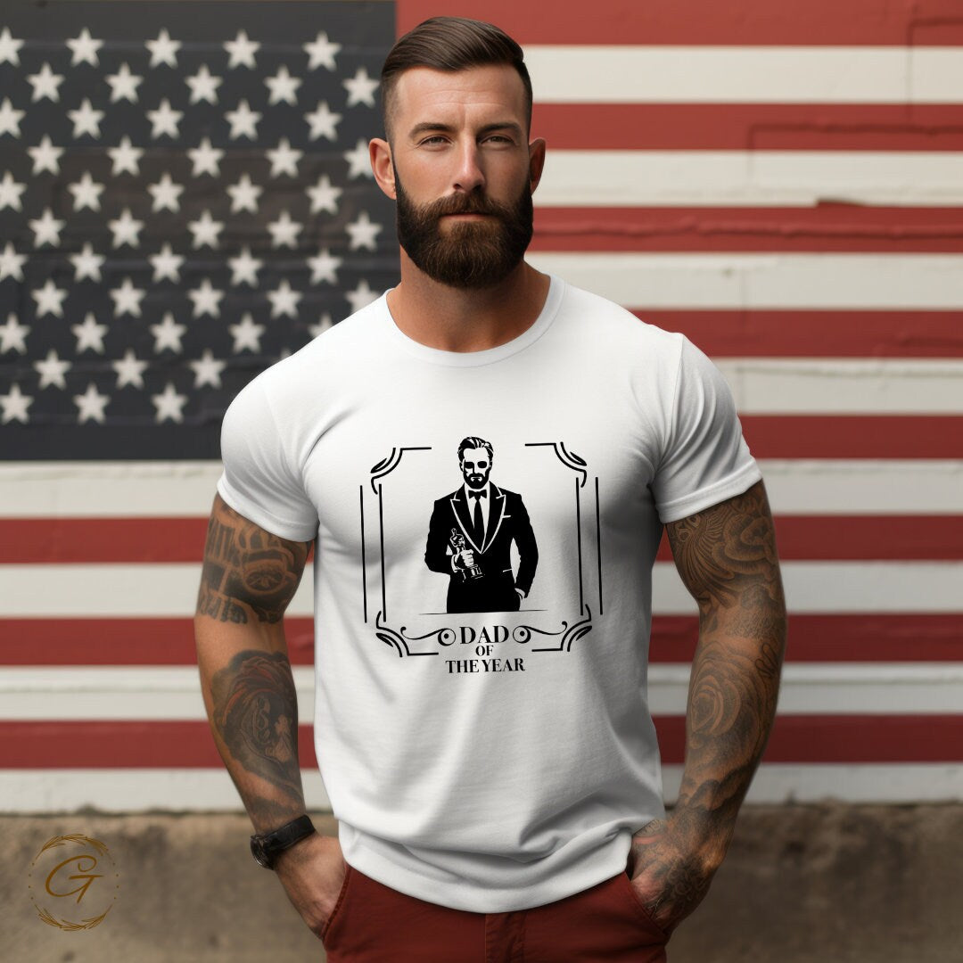 Elegant Tuxedo Dad T-Shirt – Funny Father’s Day Gift Tee