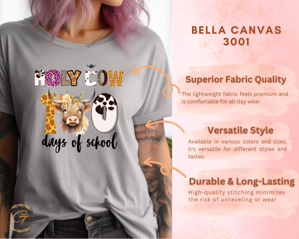 Holy Cow 100 Days of School T-Shirt product