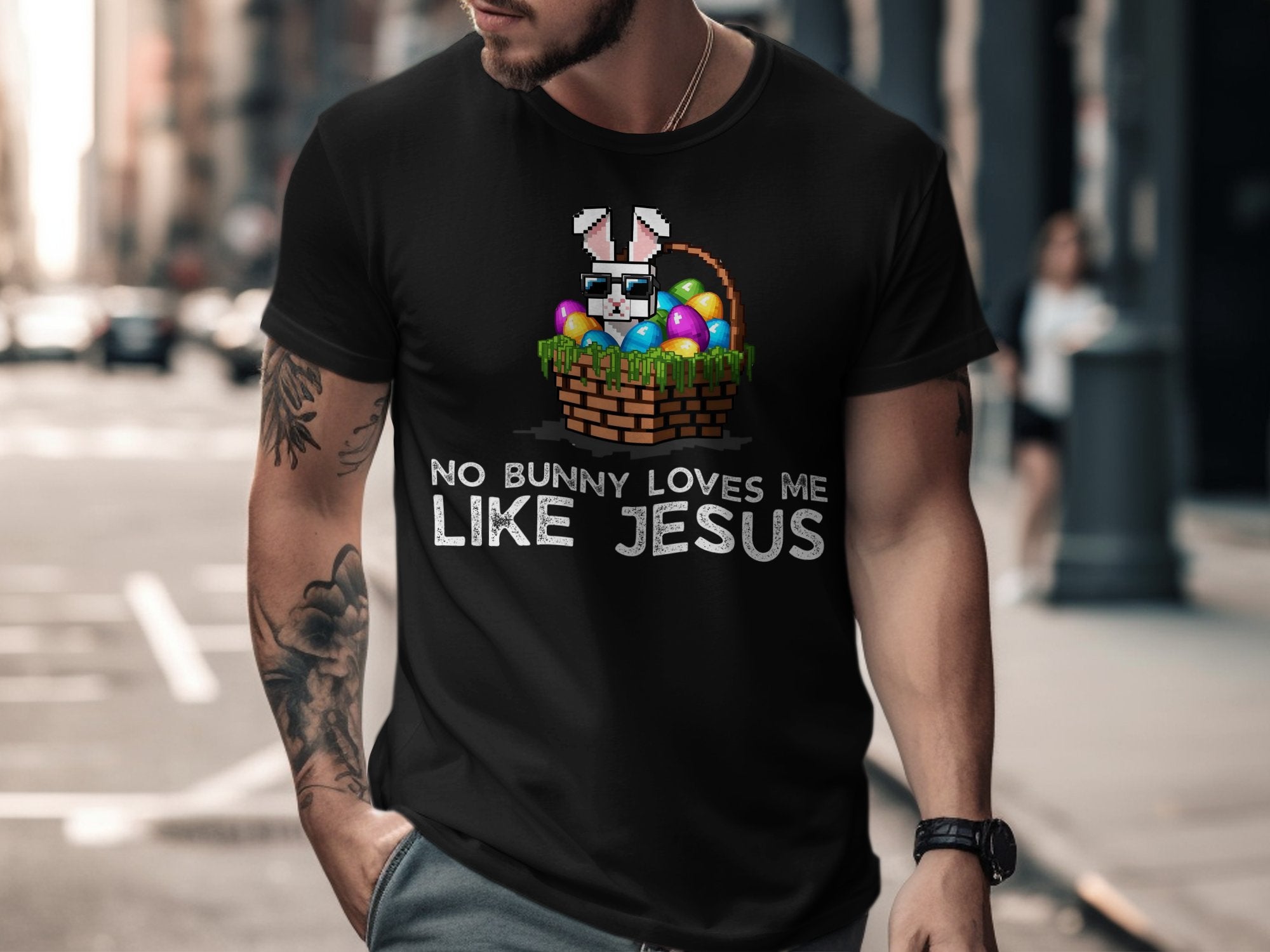 No Bunny Loves Me Like Jesus Graphic Tee product type