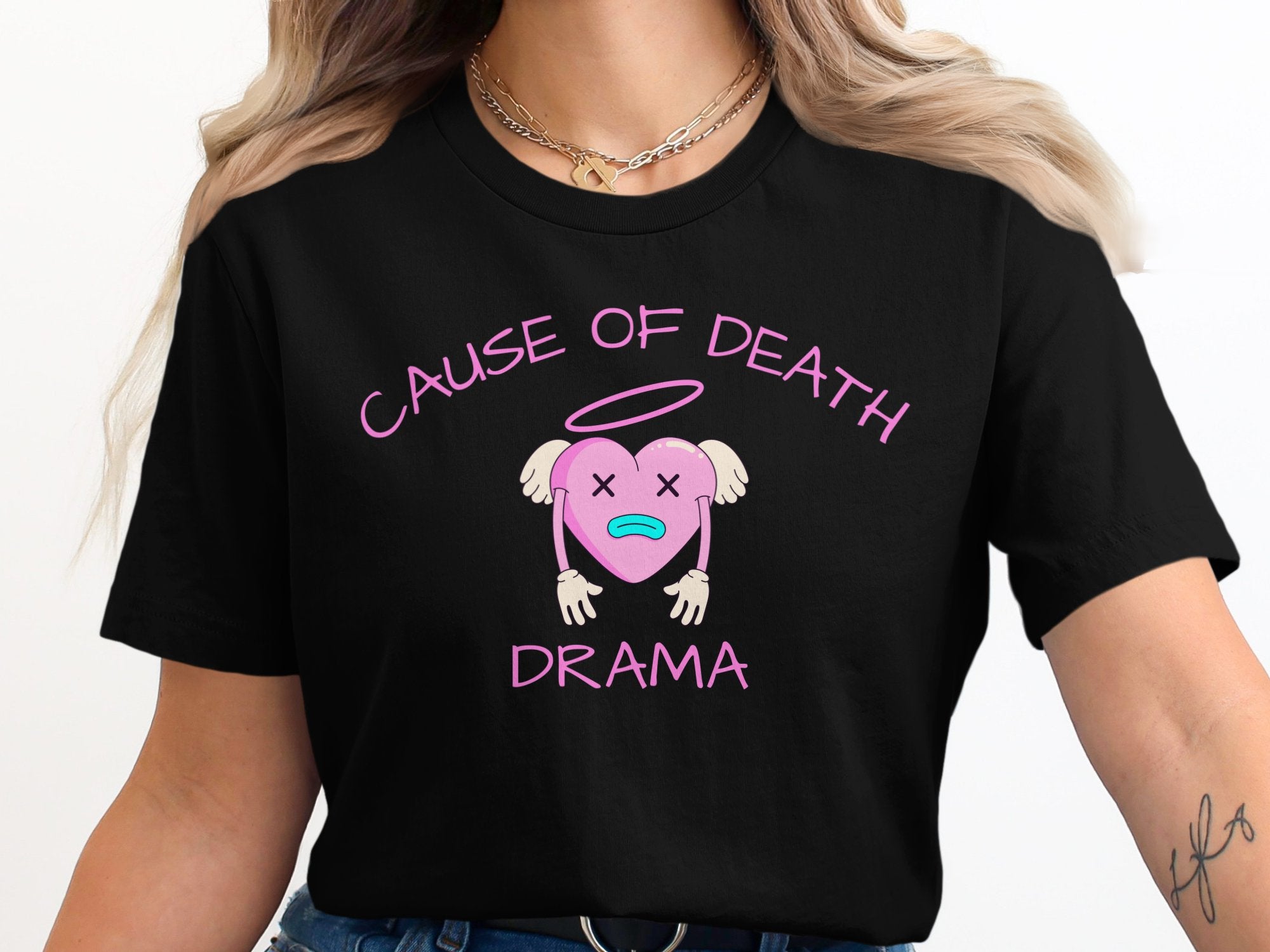 Cause Of Death Drama Graphic Tee Shirt product type