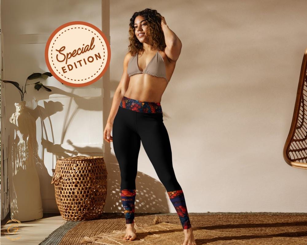 Pangolin Scale AOP Yoga Leggings and Shorts | Unique Artistic AOP Activewear | High-Waisted Workout Pants & Comfortable Gym Shorts for Women