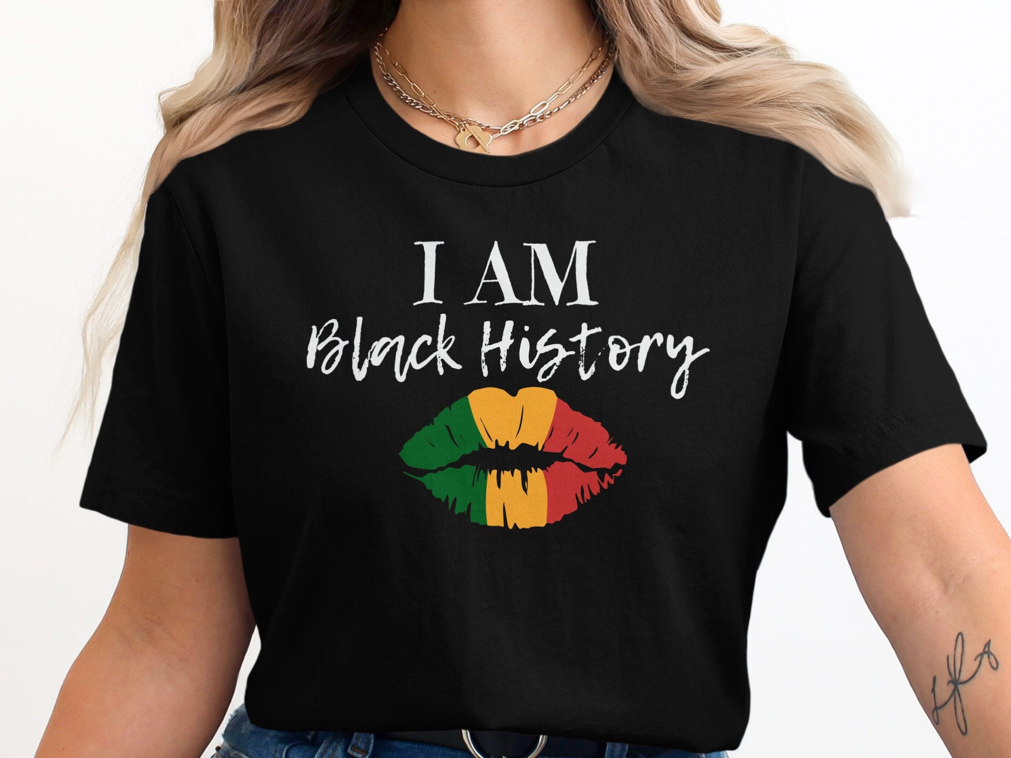 I Am Black History Graphic T-Shirt product type
