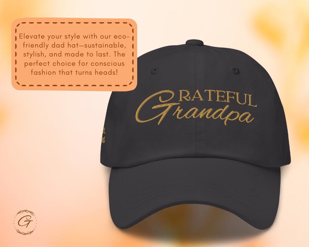 Grateful GRANDPA Bold Design Dad Hat