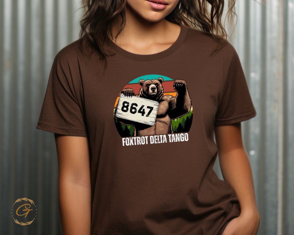 Foxtrot Delta Tango Bear 8647 Graphic T-shirt product