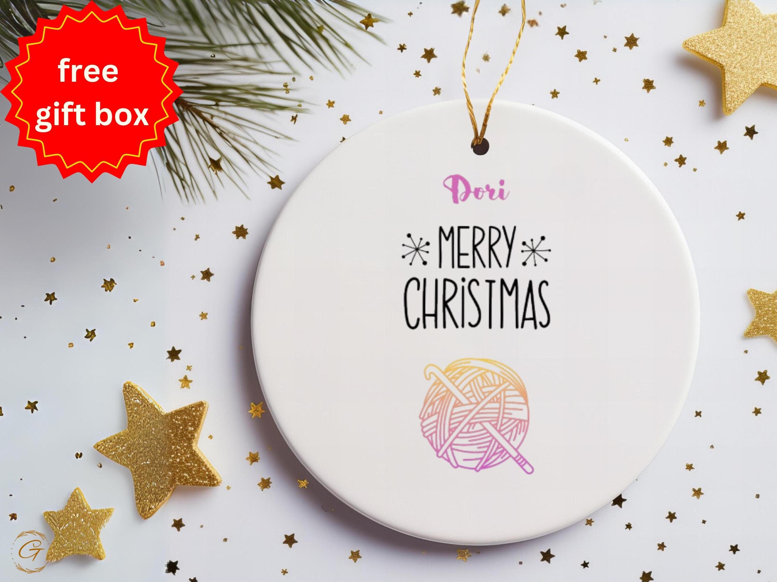 Personalized Christmas Tree Ornament, Holiday Decoration