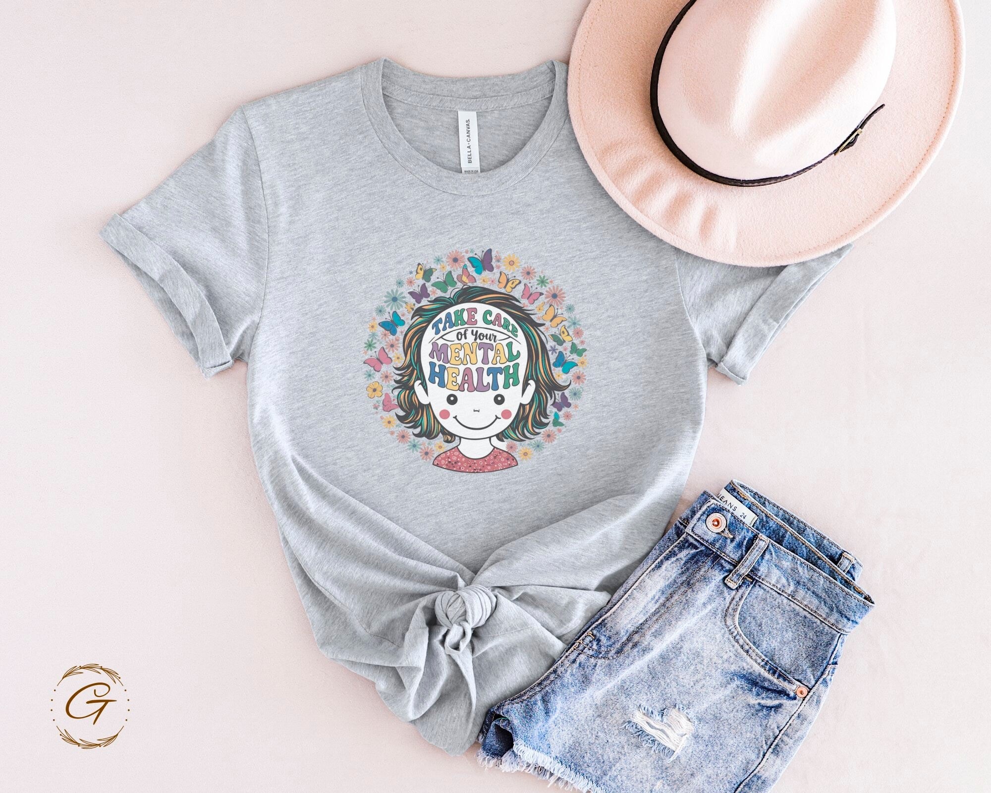 Take Care of Your Mental Health T-Shirt – Inspirational Self-Care Tee