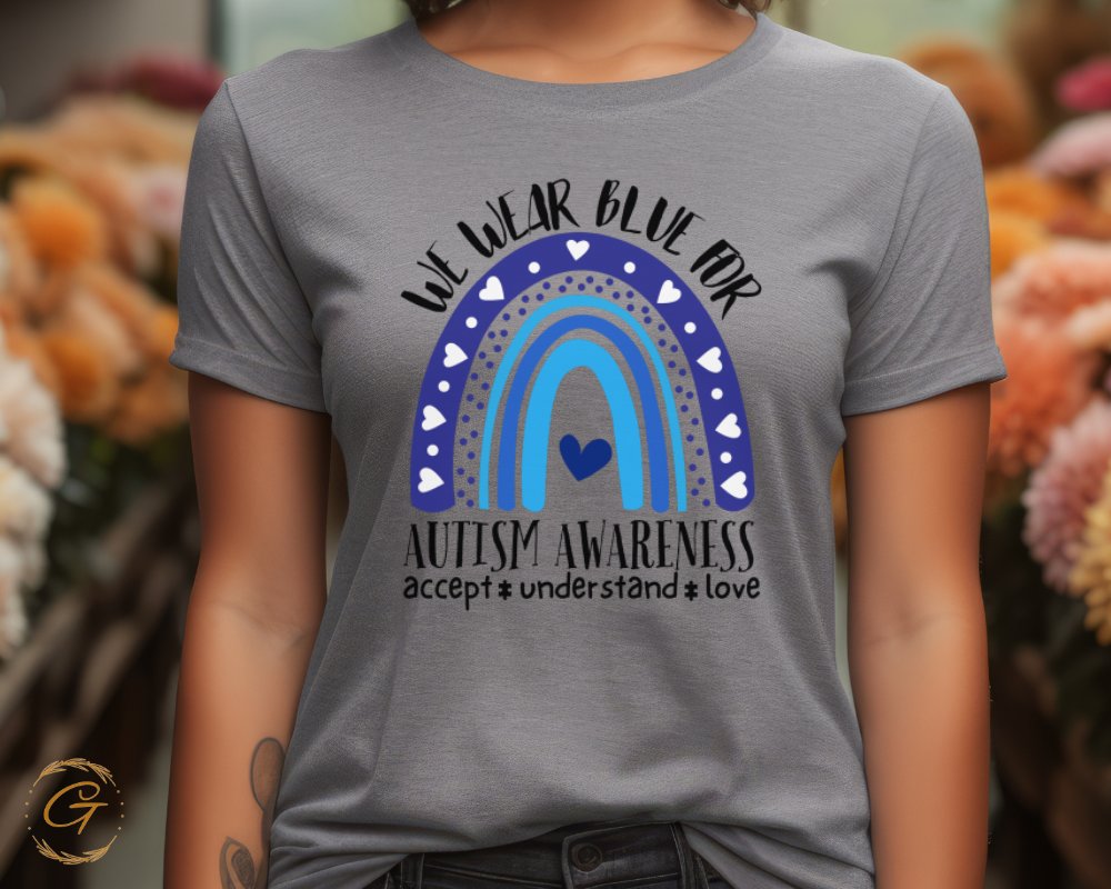 We Wear Blue for Autism Awareness Shirt product type