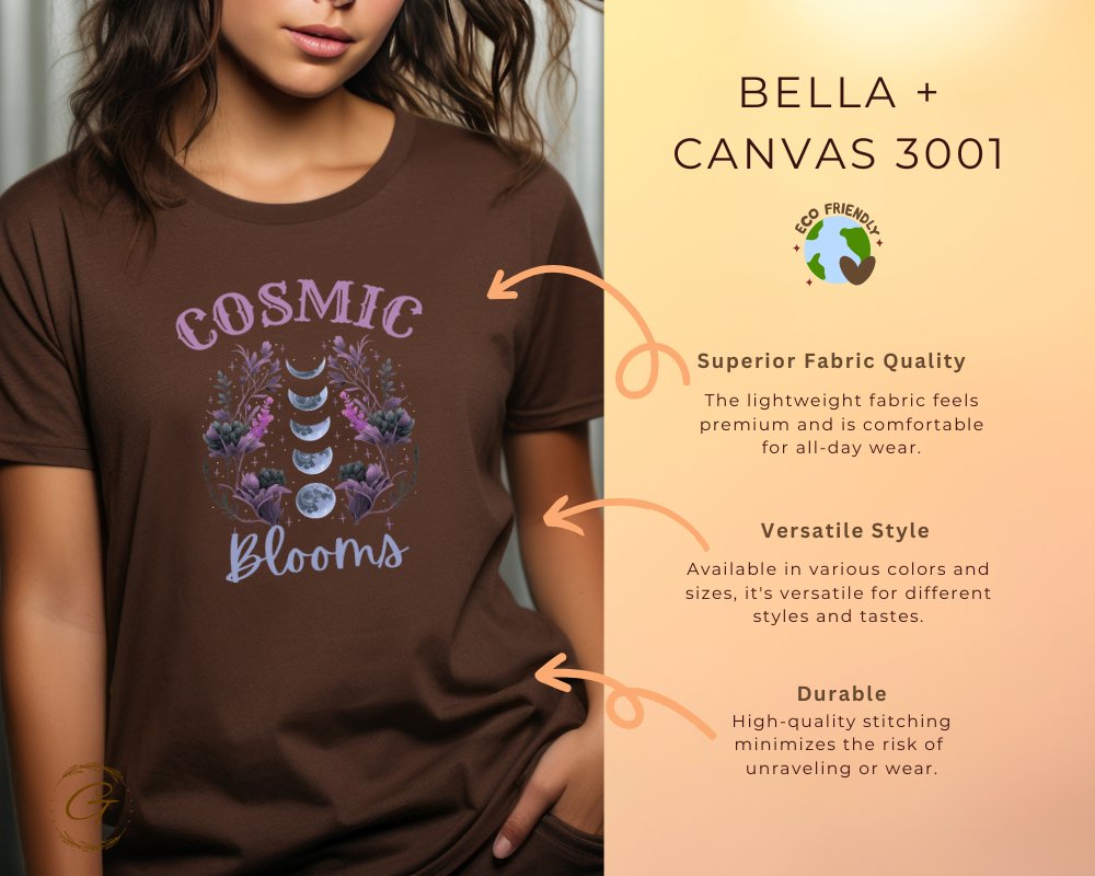 Cosmic Blooms Graphic Tee Premium Fashion product